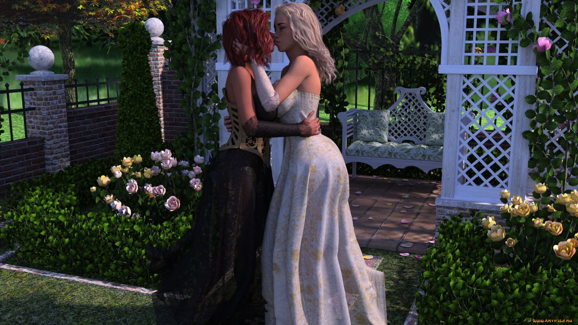 3д, графика, люди, , people, фон, взгляд, девушка