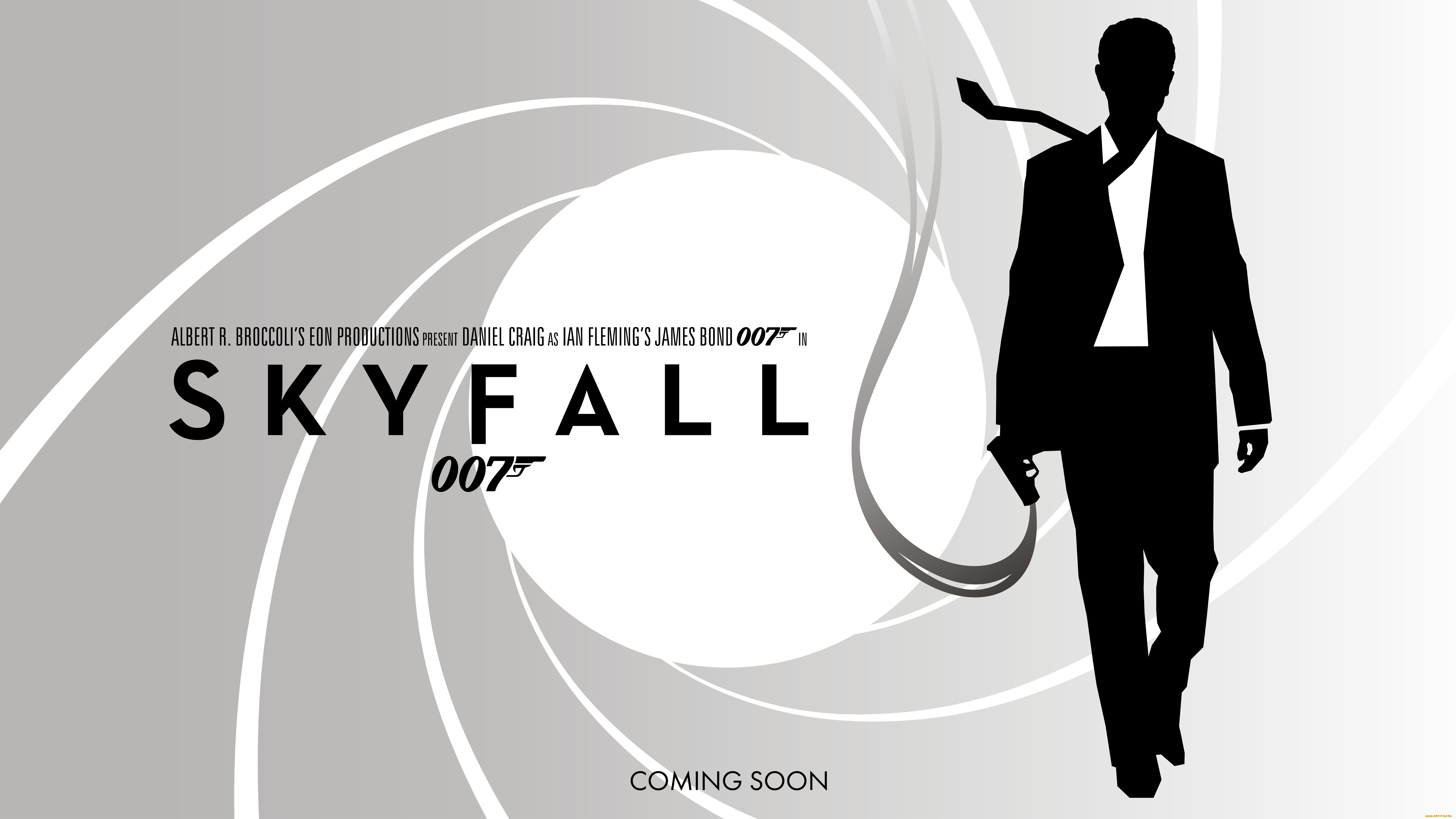 кино, фильмы, 007, , skyfall, силуэт, джеймс, бонд