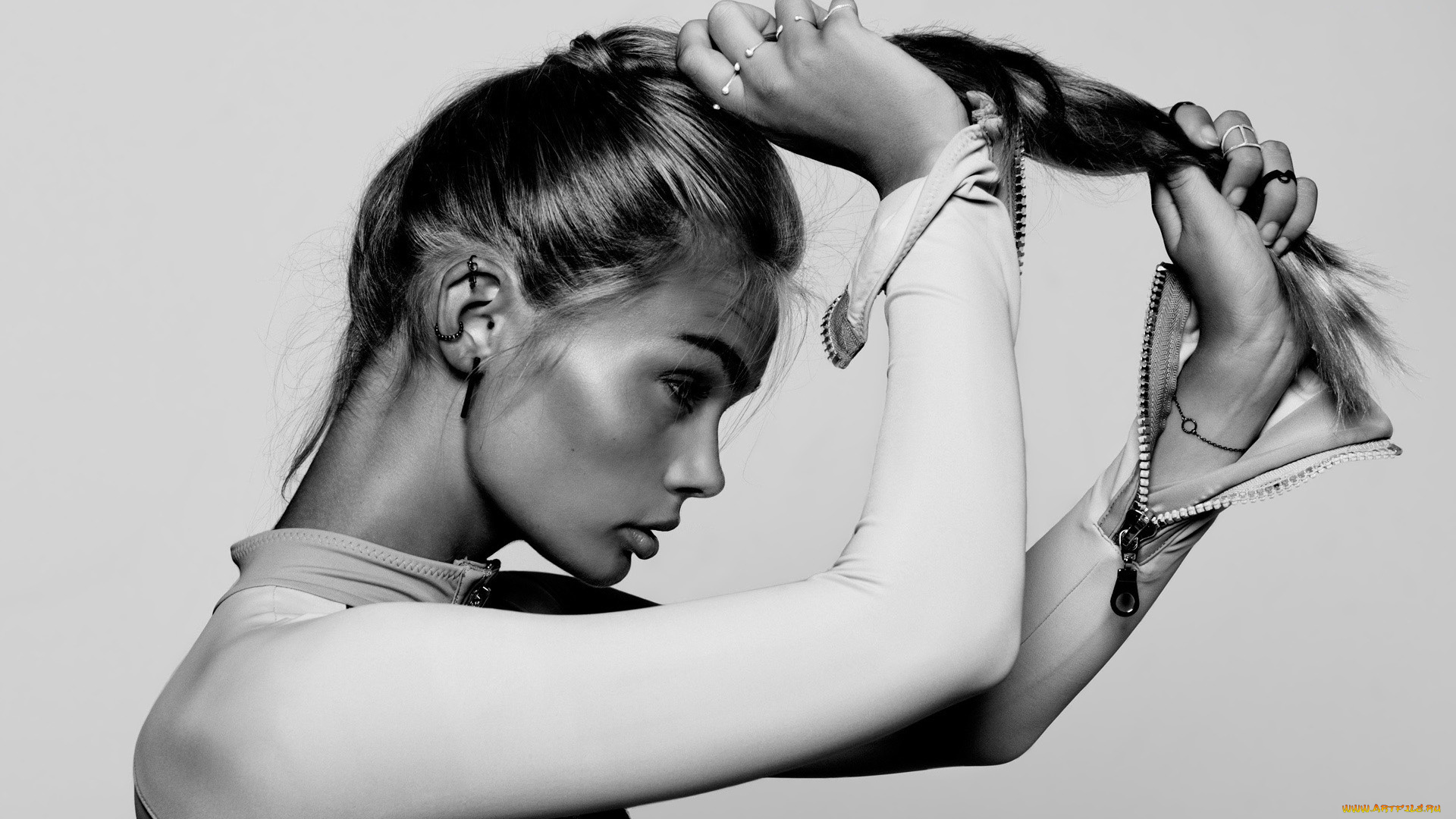 amalie, schou, девушки, -, черно-белые, amalie, schou