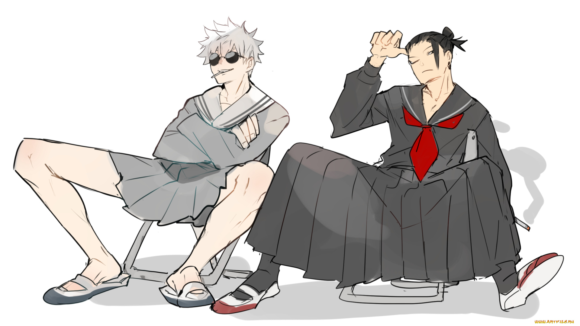 аниме, jujutsu, kaisen, магическая, битва