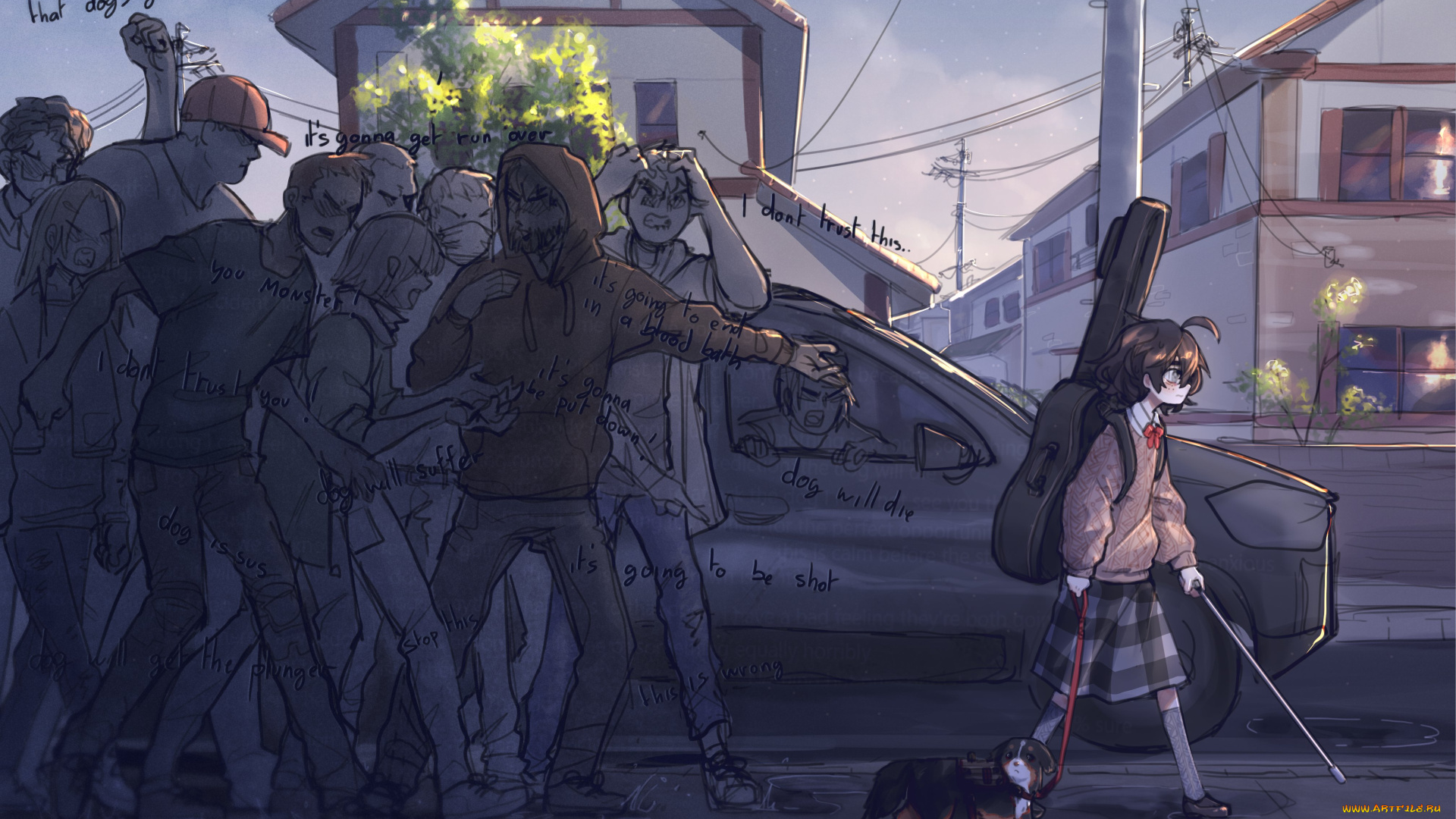 аниме, unknown, , другое, , девушка