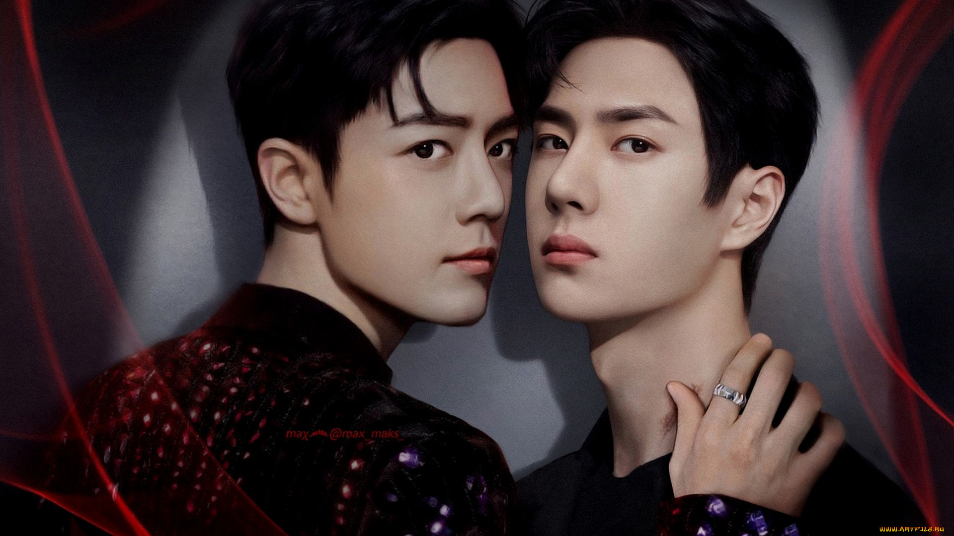 разное, знаменитости, ван, ибо, wang, yi, bo, сяо, чжань, xiao, zhan