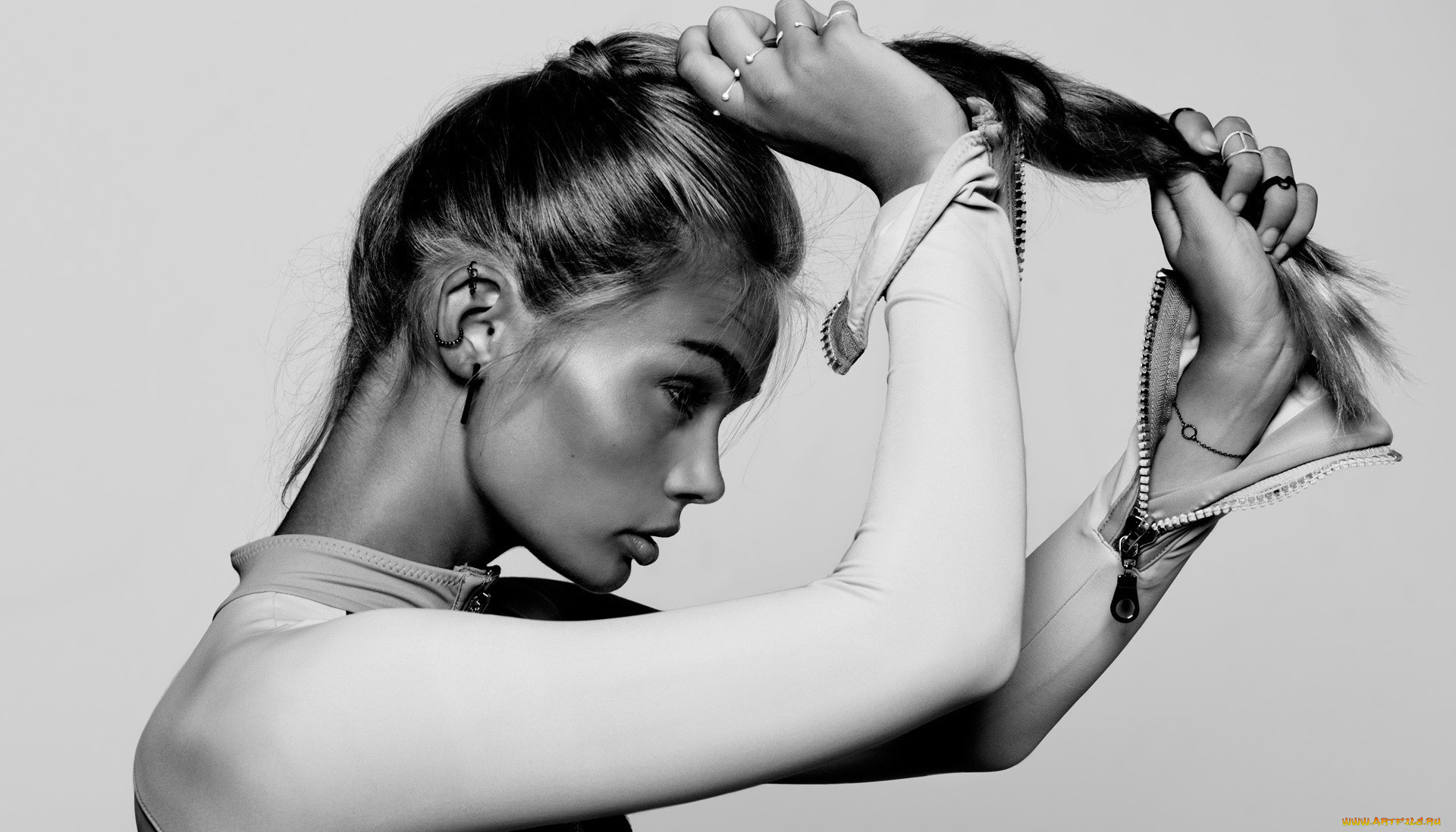 amalie, schou, девушки, -, черно-белые, amalie, schou