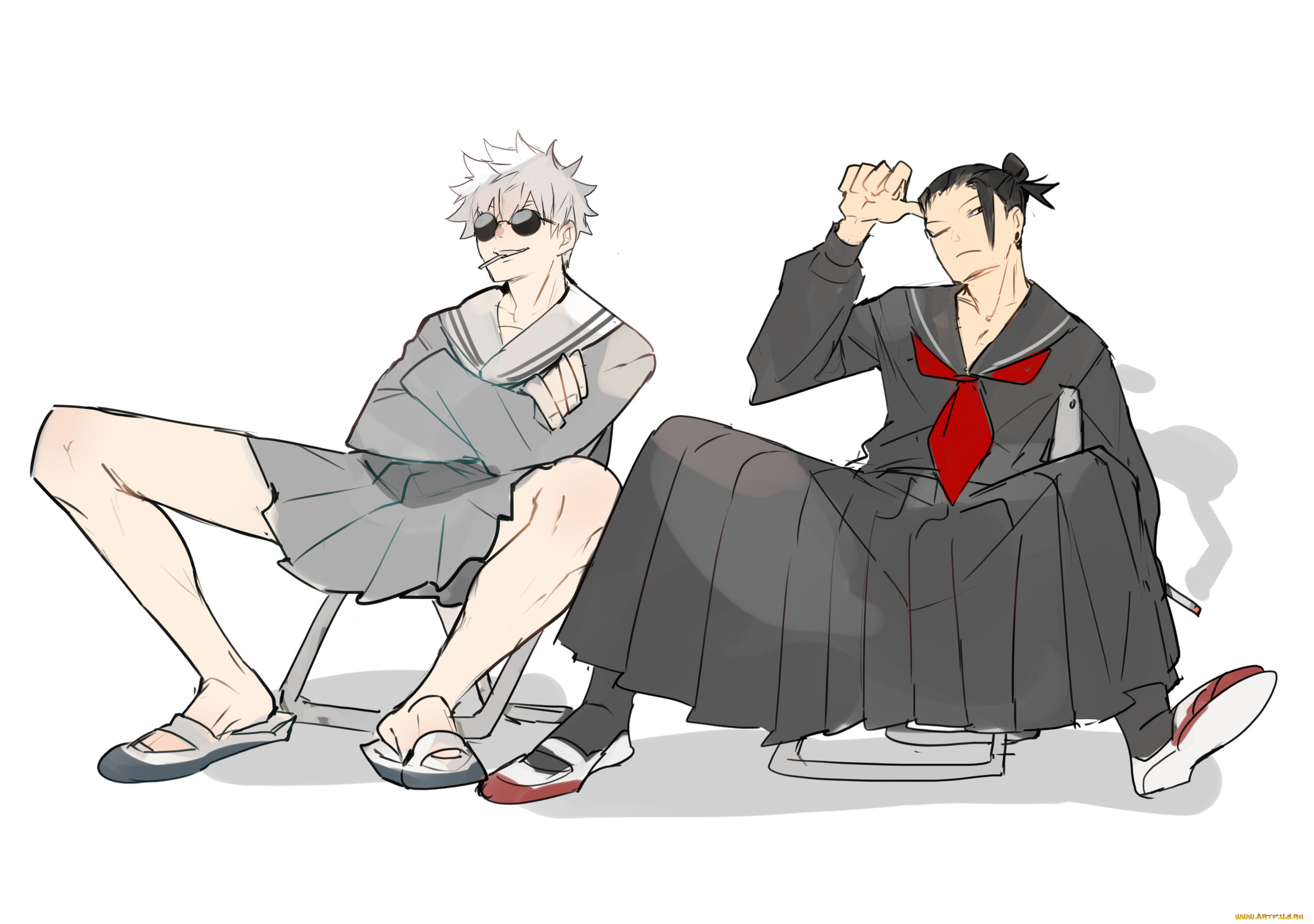 аниме, jujutsu, kaisen, магическая, битва