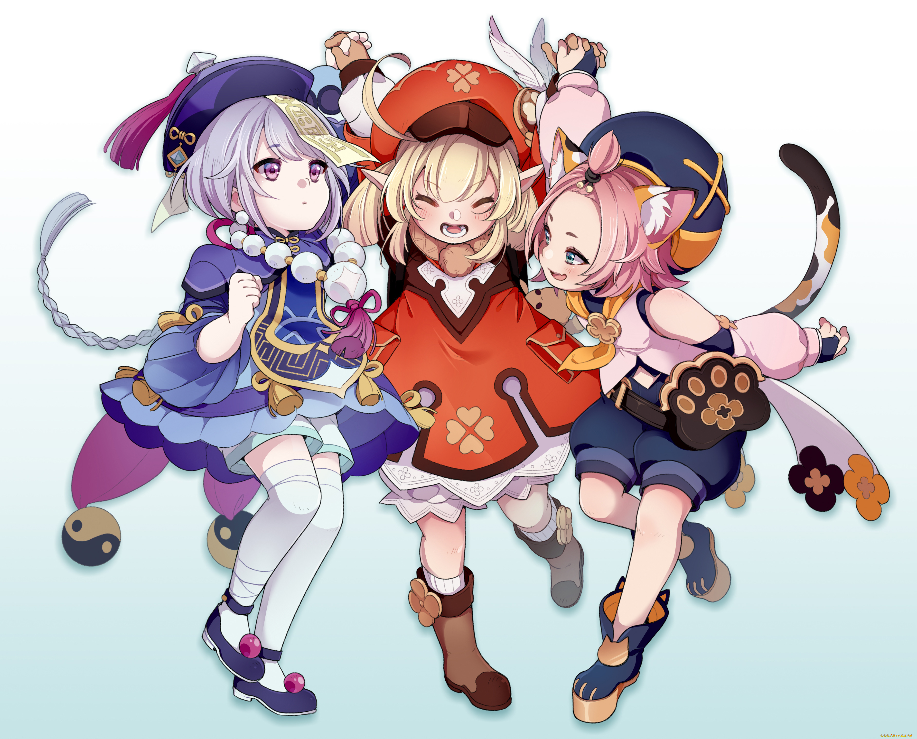 аниме, genshin, impact, genshin, impact