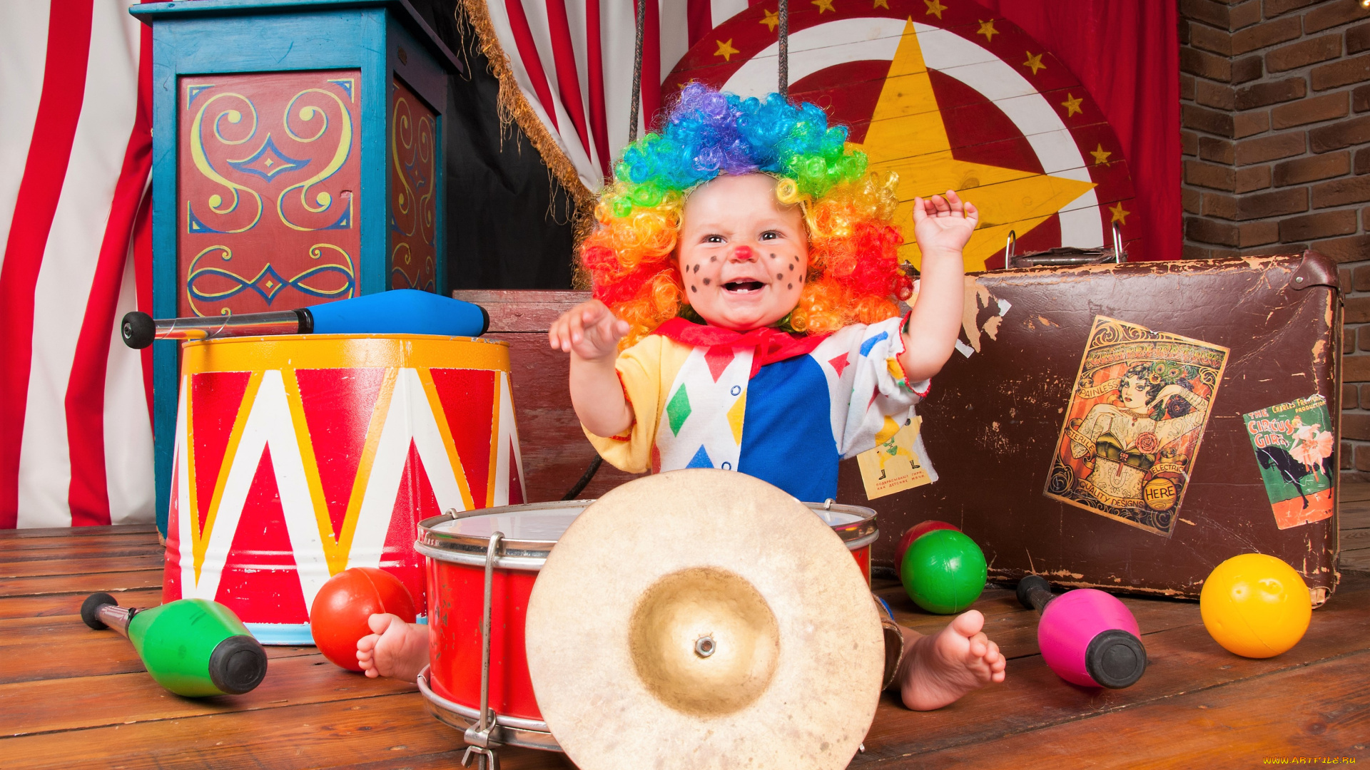 разное, дети, ребенок, костюм, барабаны, игрушки