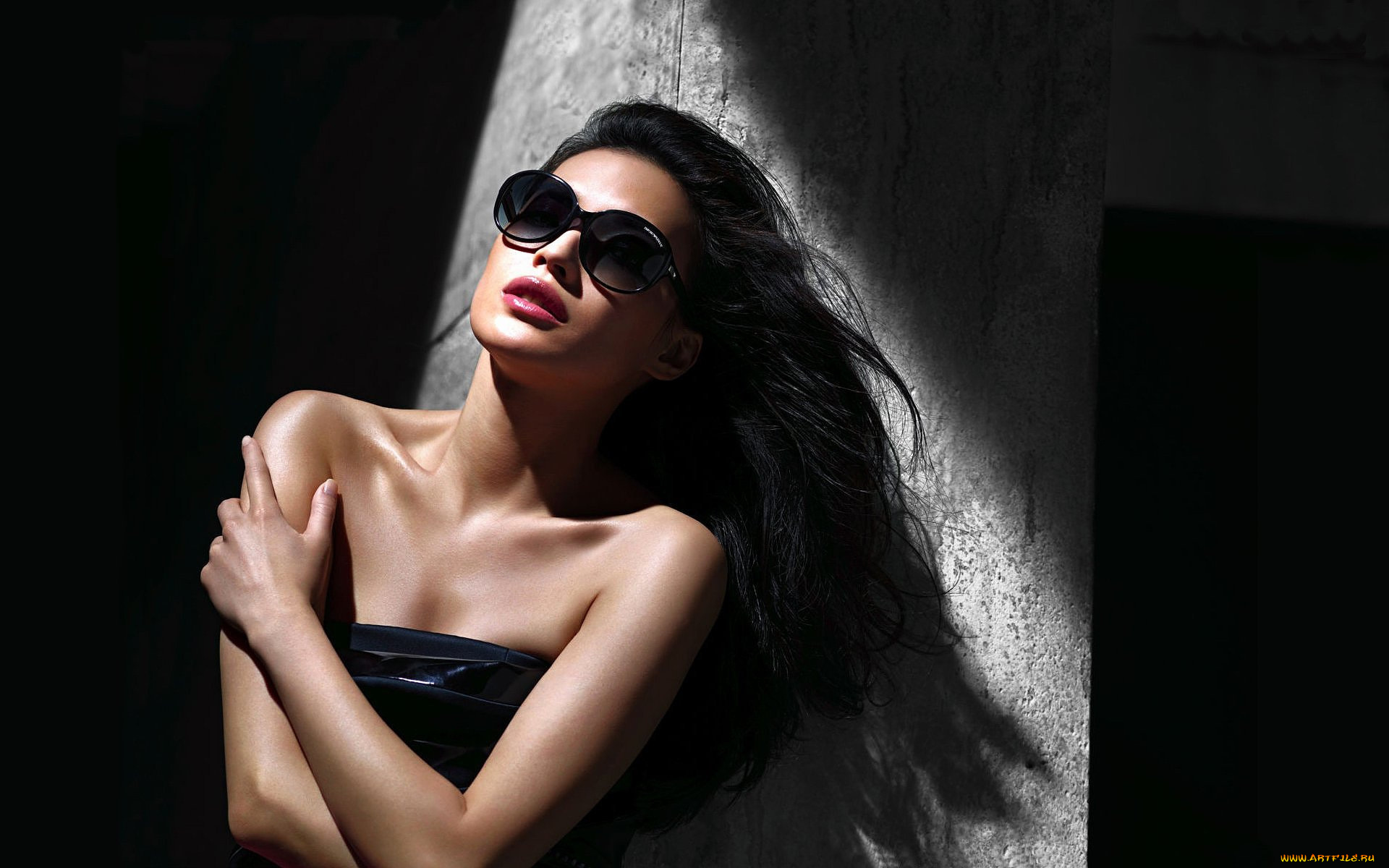 девушки, shu, qi, очки