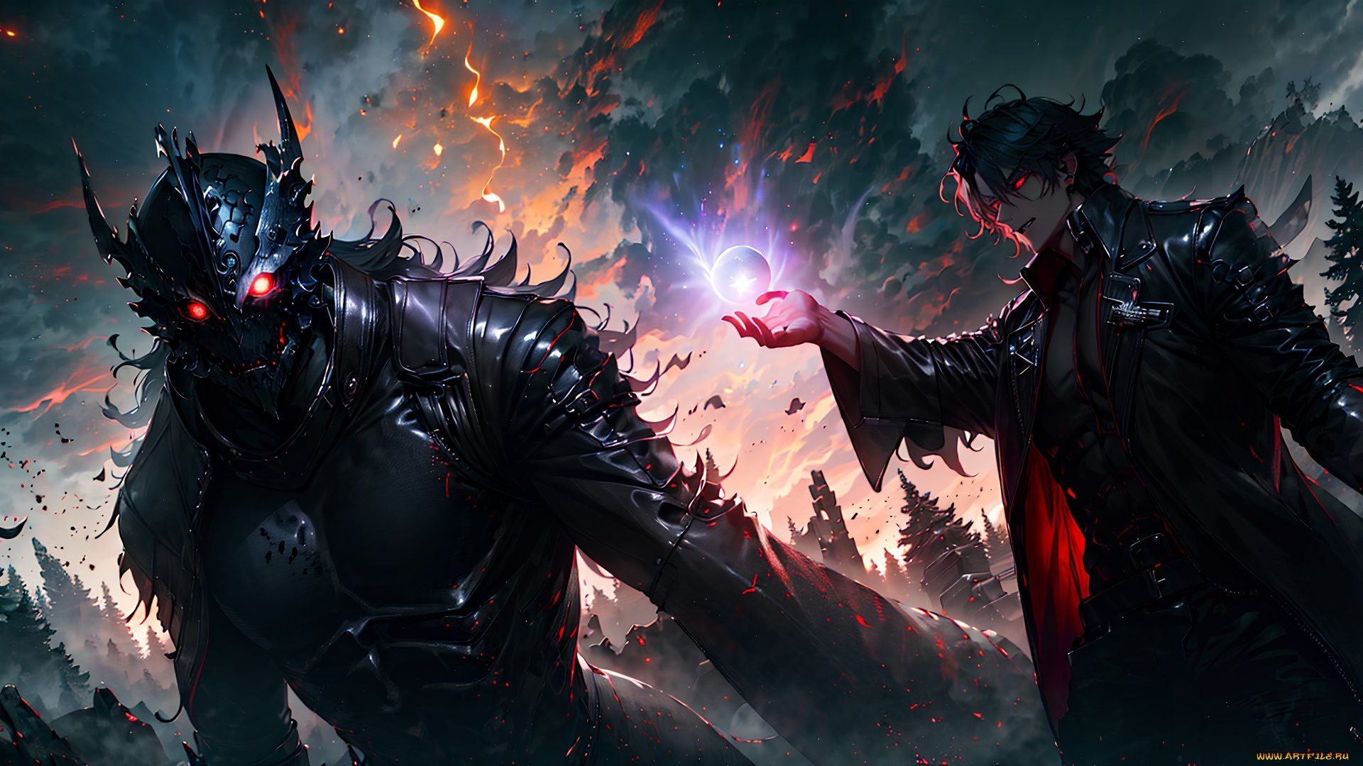 аниме, ангелы, , демоны, нейросети, графика, нейроарт, ai, art, нейронные, сети, рисунки, нейро, искусство