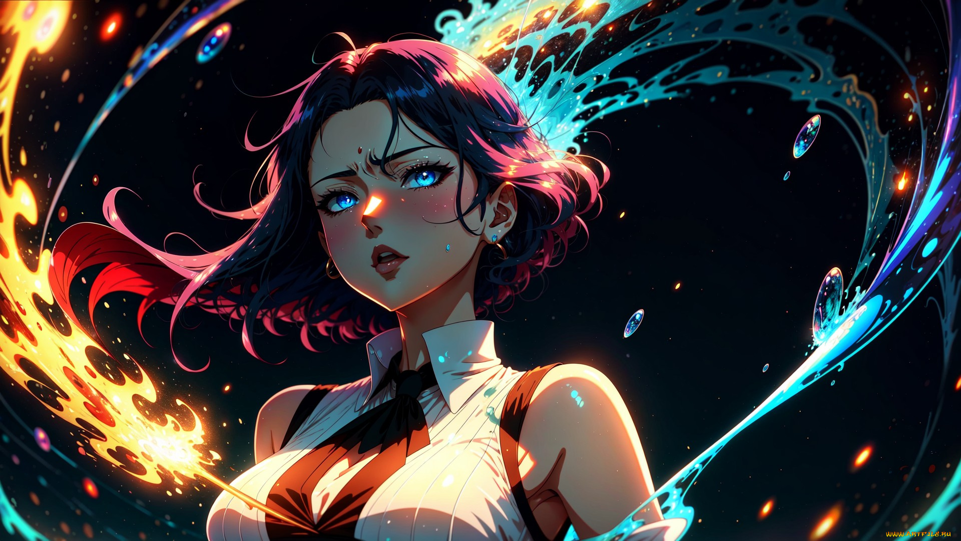 аниме, магия, , колдовство, , halloween, нейросети, графика, нейроарт, ai, art, нейронные, сети, рисунки, нейро, искусство