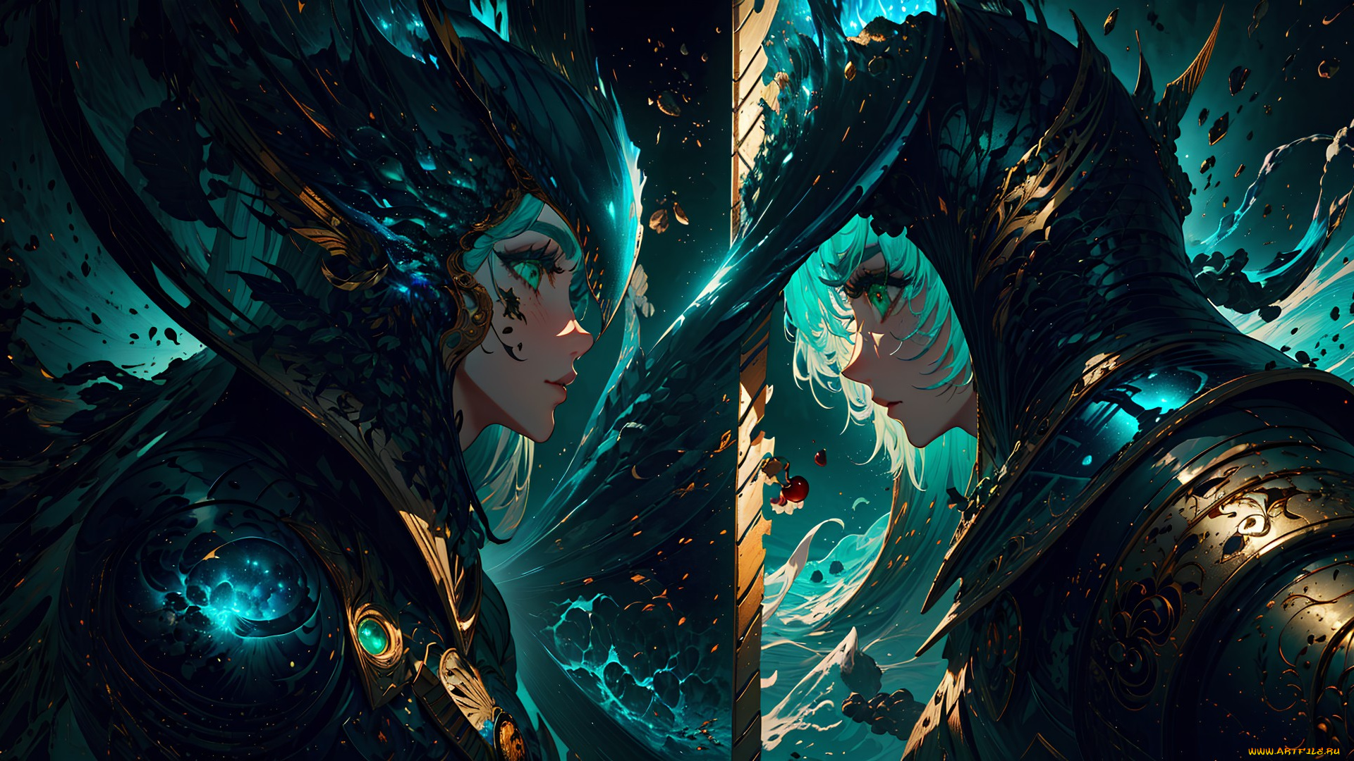 аниме, магия, , колдовство, , halloween, нейросети, графика, нейроарт, ai, art, нейронные, сети, рисунки, нейро, искусство