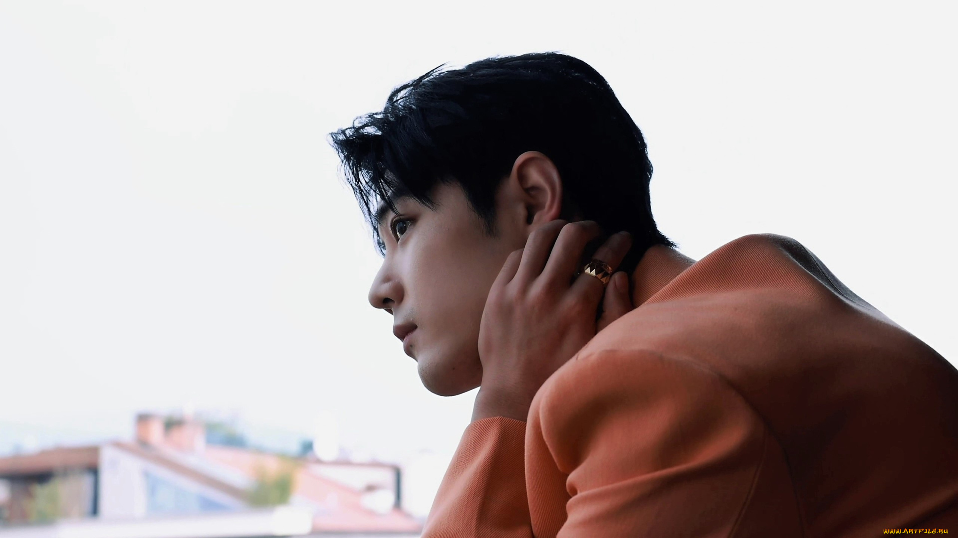 мужчины, xiao, zhan, актер, пиджак, кольцо