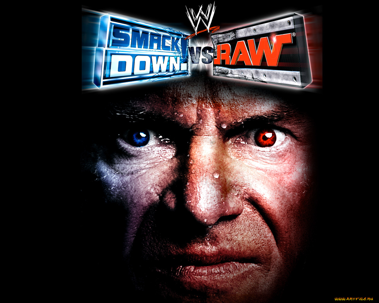 видео, игры, wwe, smackdown, vs, raw, 2009