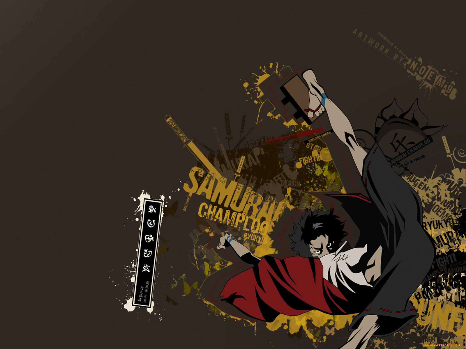 аниме, samurai, champloo