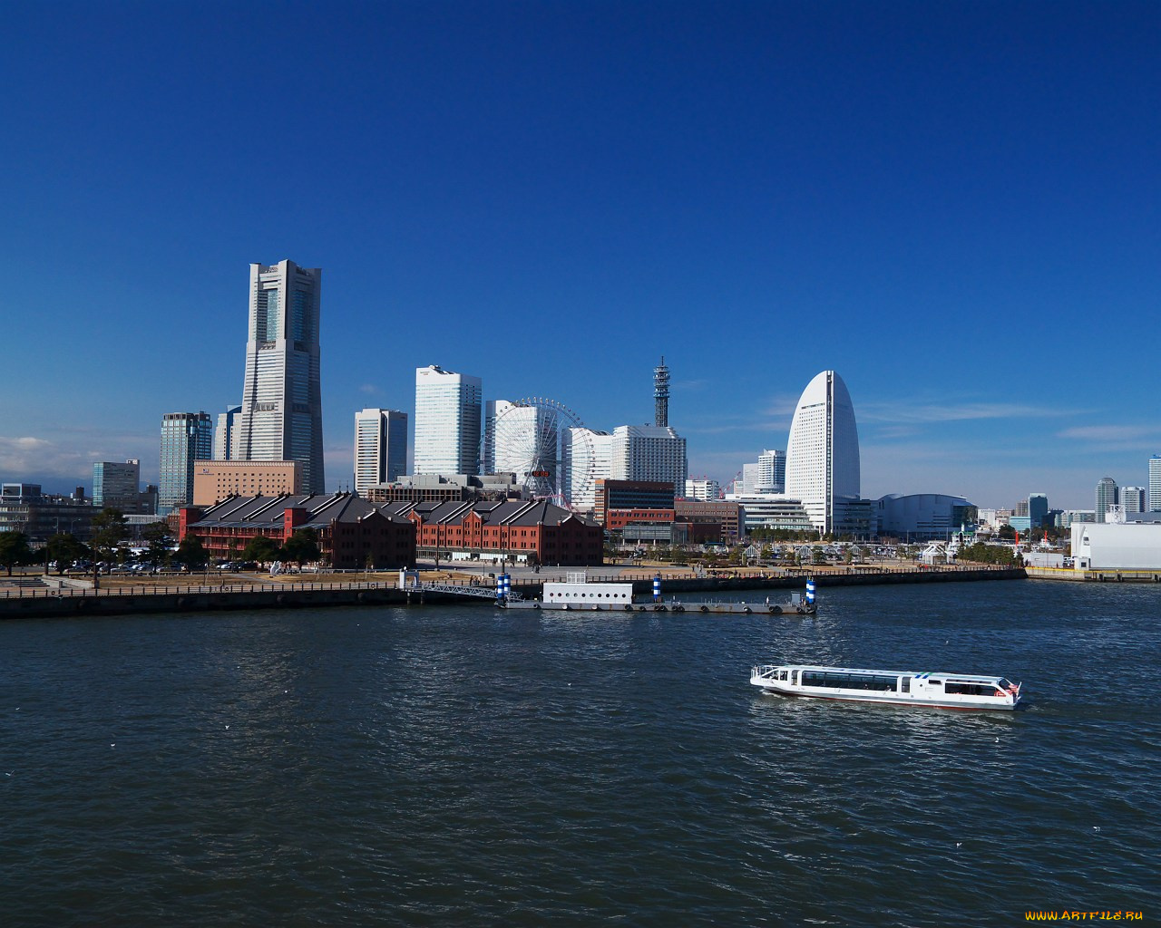 города, йокогама, Япония