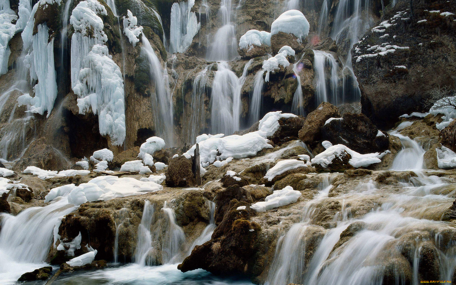 природа, водопады