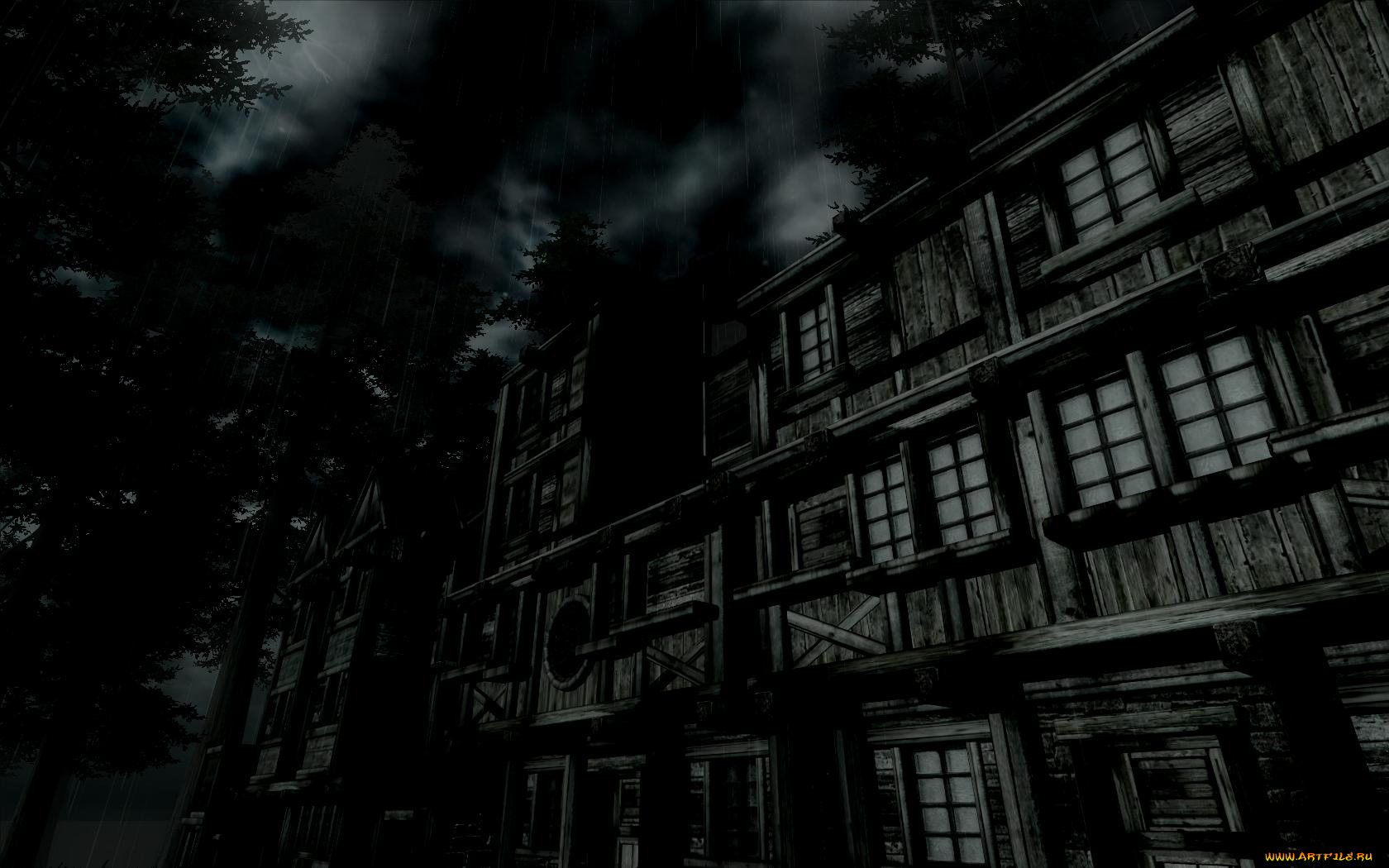 3д, графика, architecture, архитектура, окна, дом