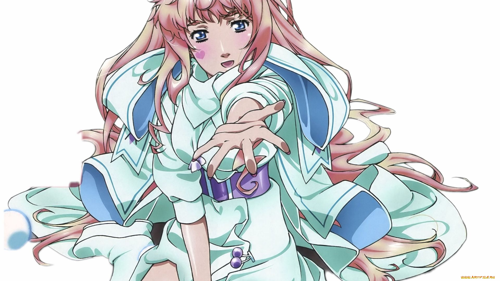 аниме, macross, frontier, девушка, рука