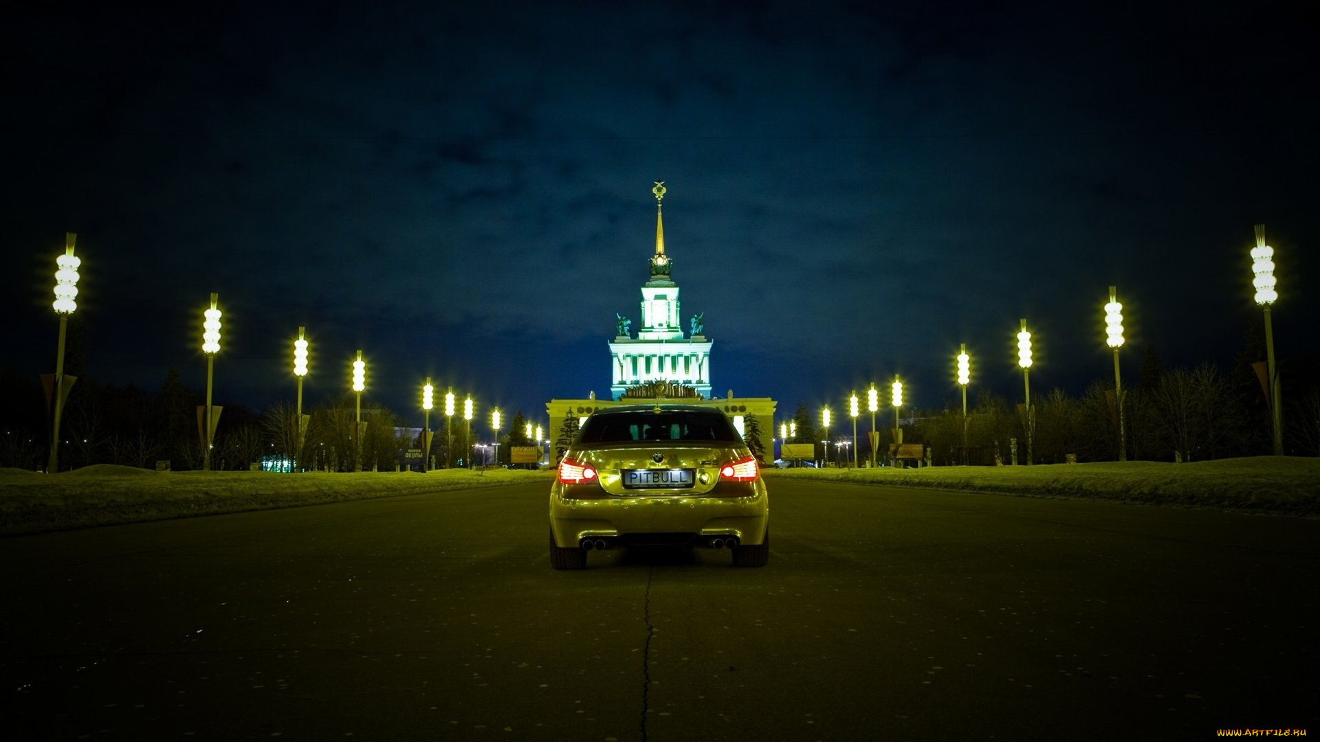 города, москва, россия, ночь