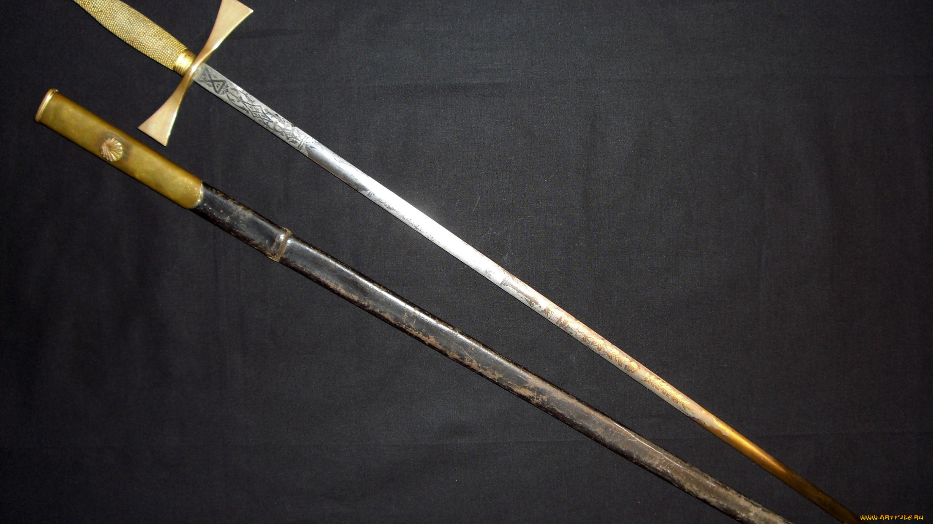 шпага, масонов, оружие, холодное, ножны