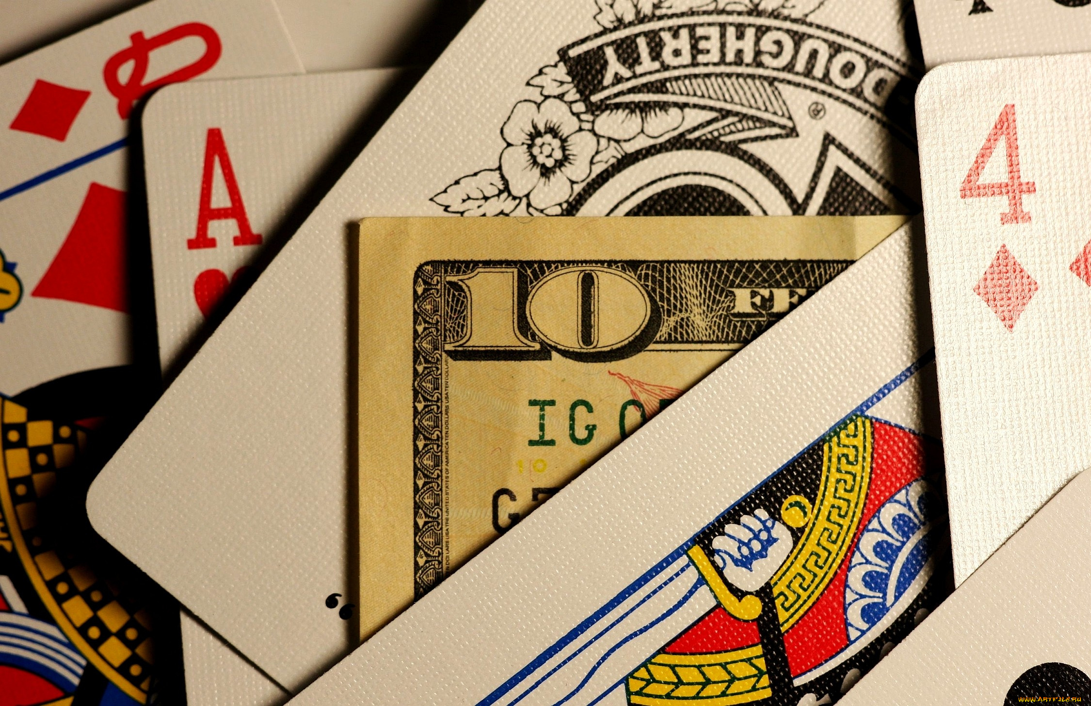 разное, настольные, игры, азартные, игра, доллары, игральные, карты