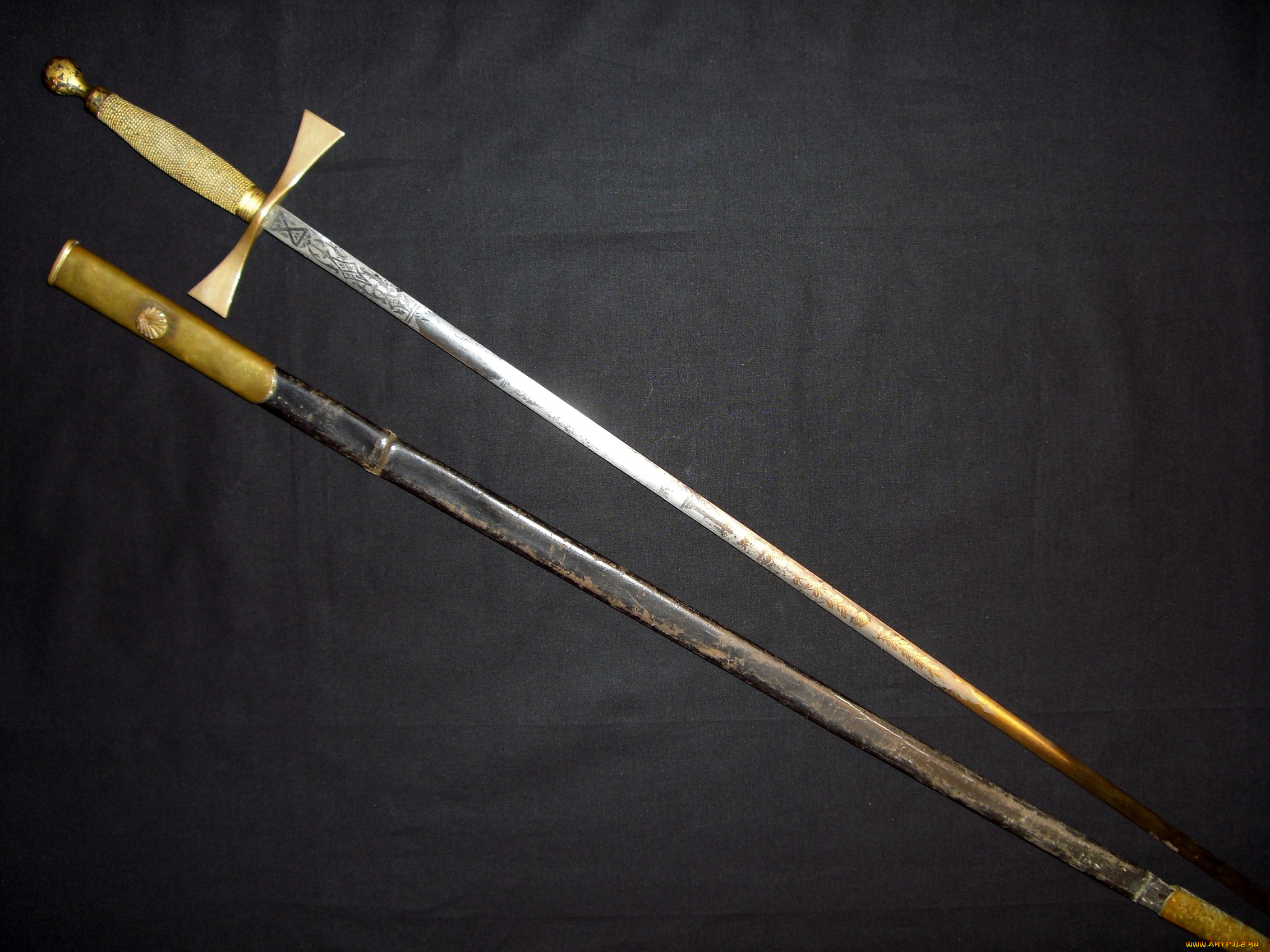 шпага, масонов, оружие, холодное, ножны