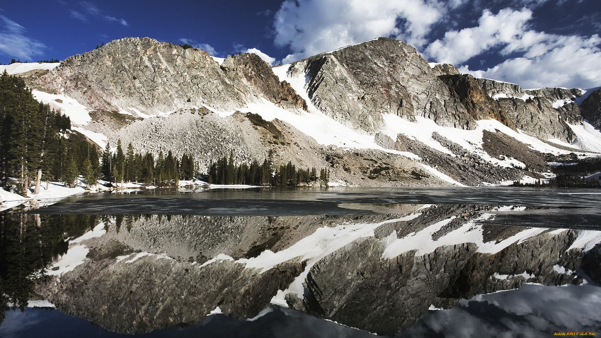 природа, реки, озера, горы, вода, небо