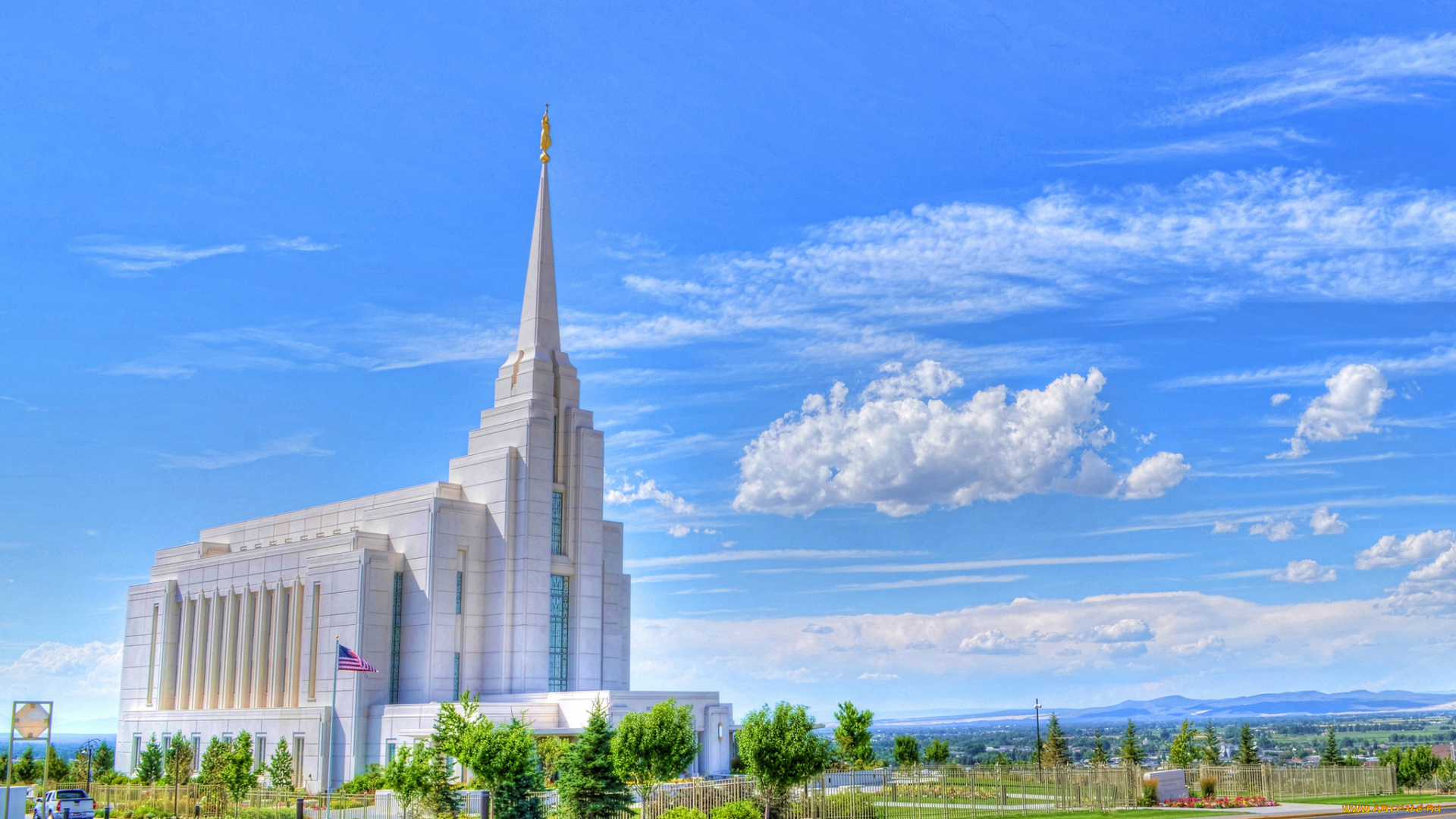 rexburg, idaho, lds, mormon, temple, города, буддистские, другие, храмы, дорога, храм, мормоны