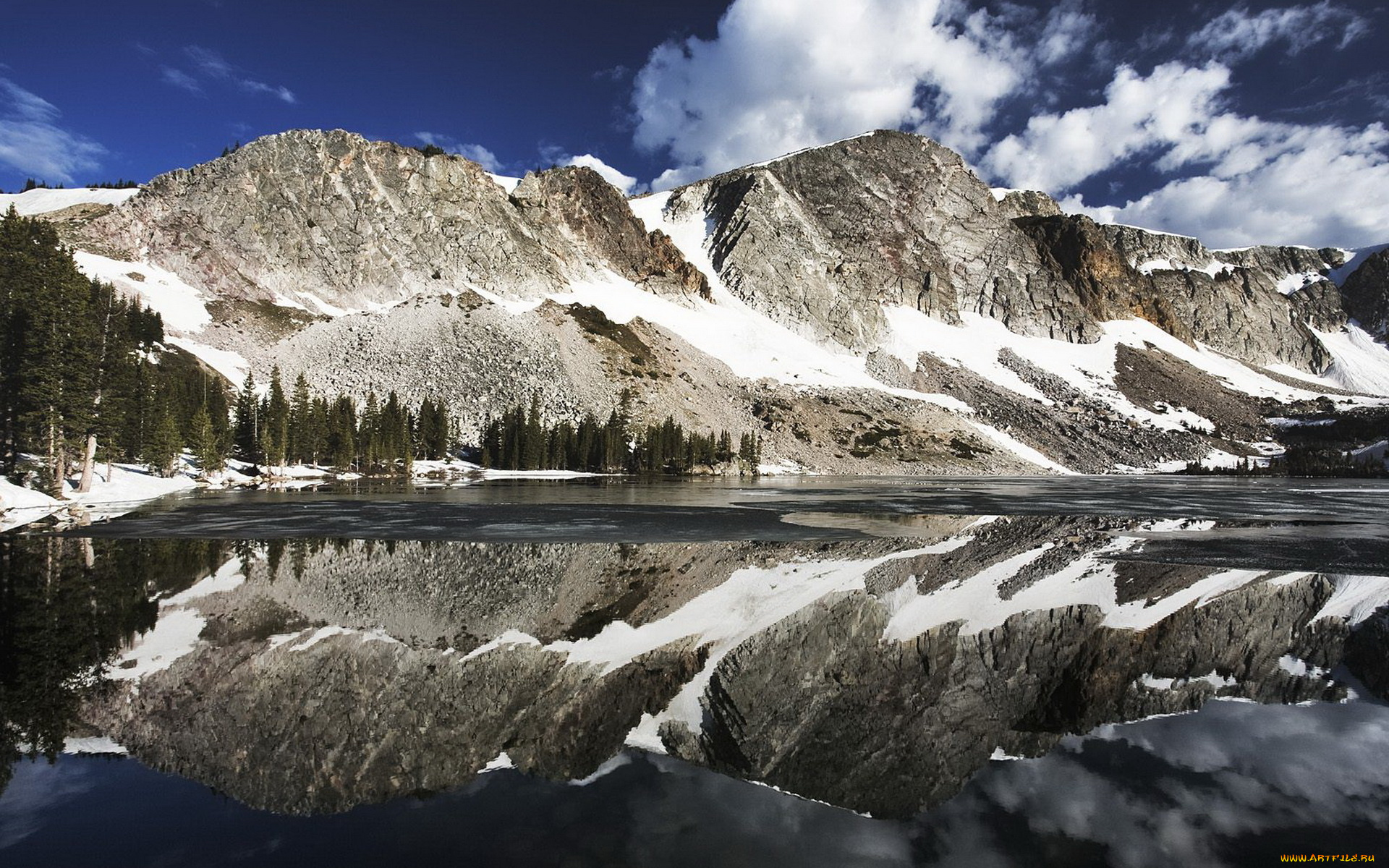 природа, реки, озера, горы, вода, небо