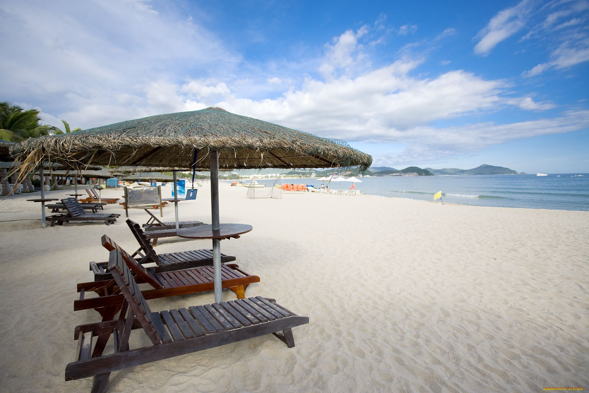 природа, побережье, вода, пнсок, пляж