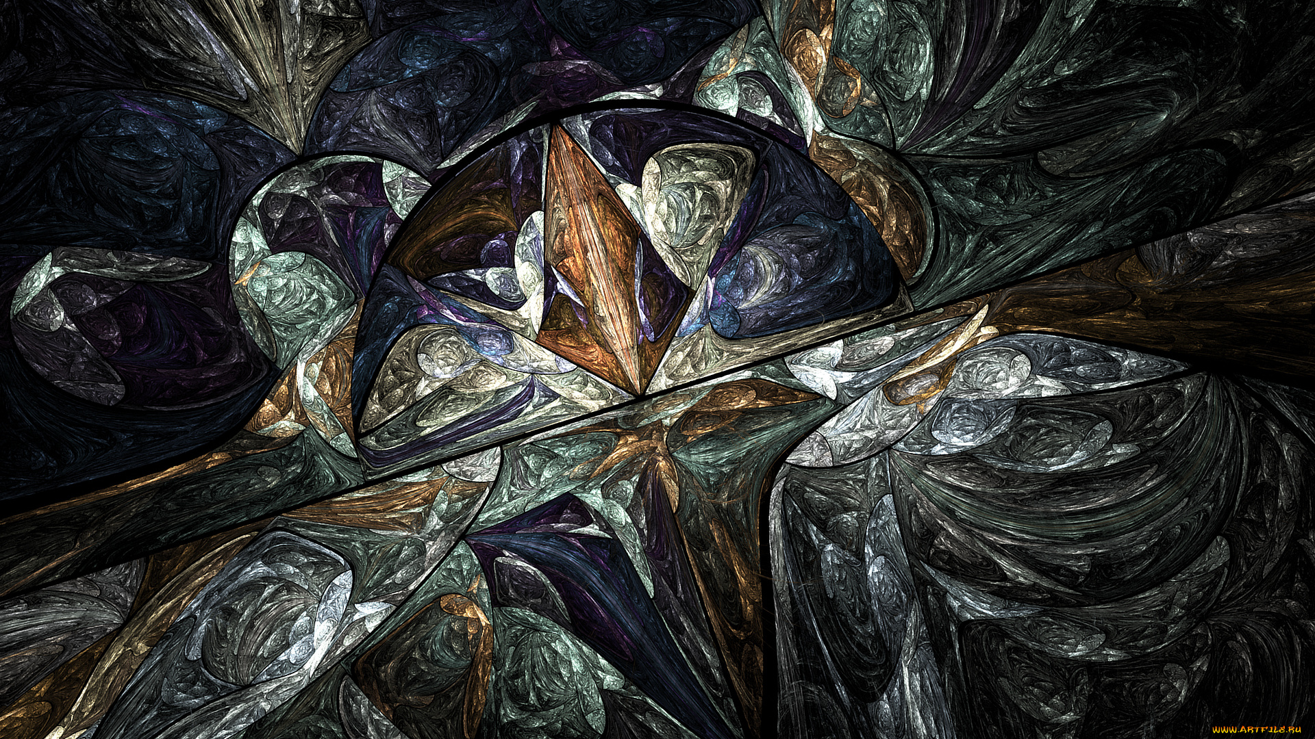 3д, графика, fractal, фракталы, фон, цвета, узор