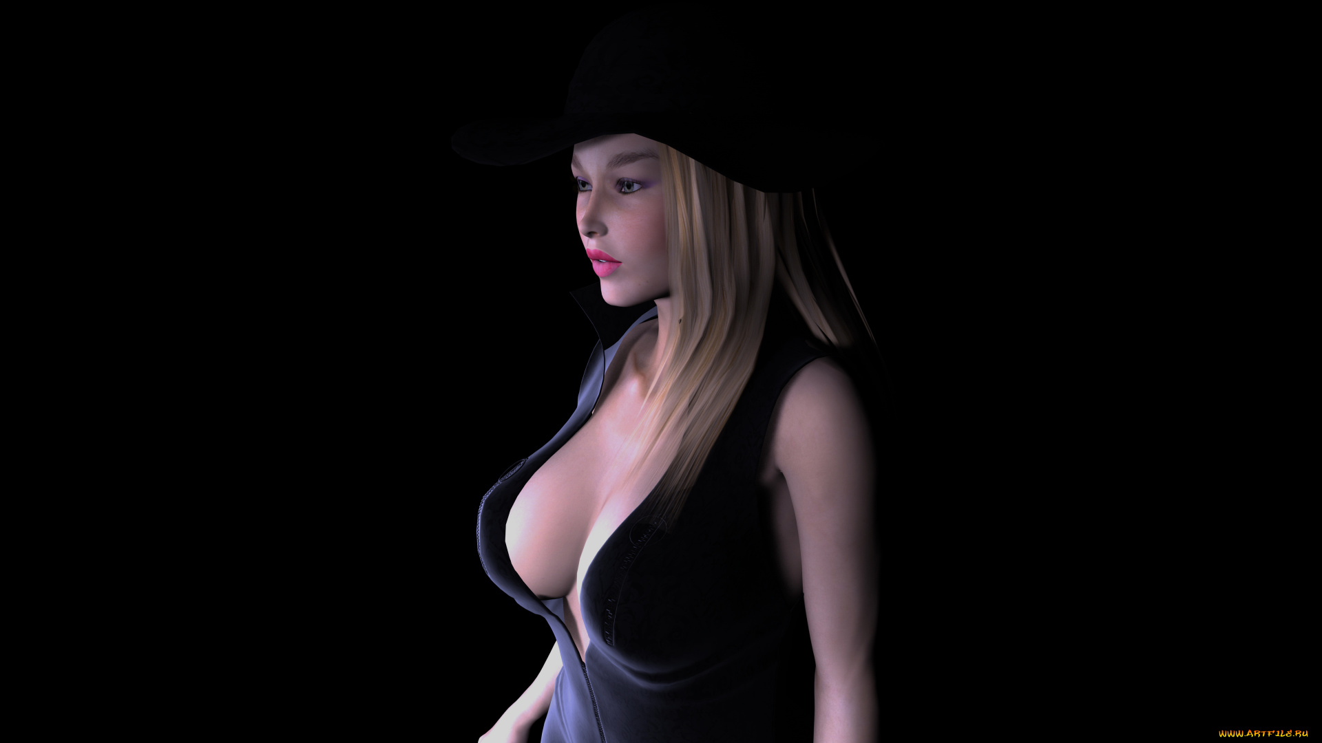 3д, графика, people, люди, взгляд, девушка