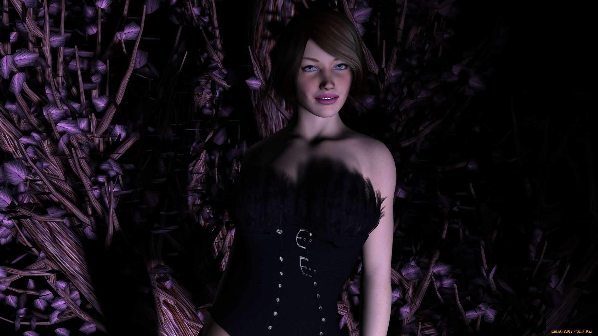 3д, графика, people, люди, взгляд, девушка