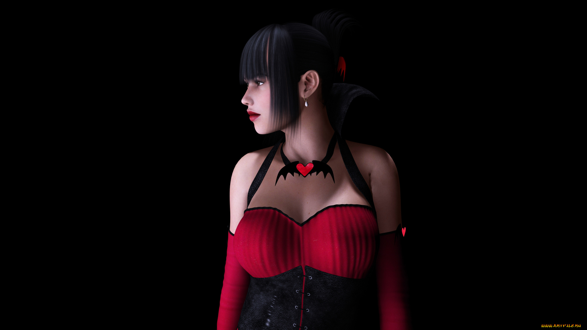 3д, графика, people, люди, взгляд, девушка