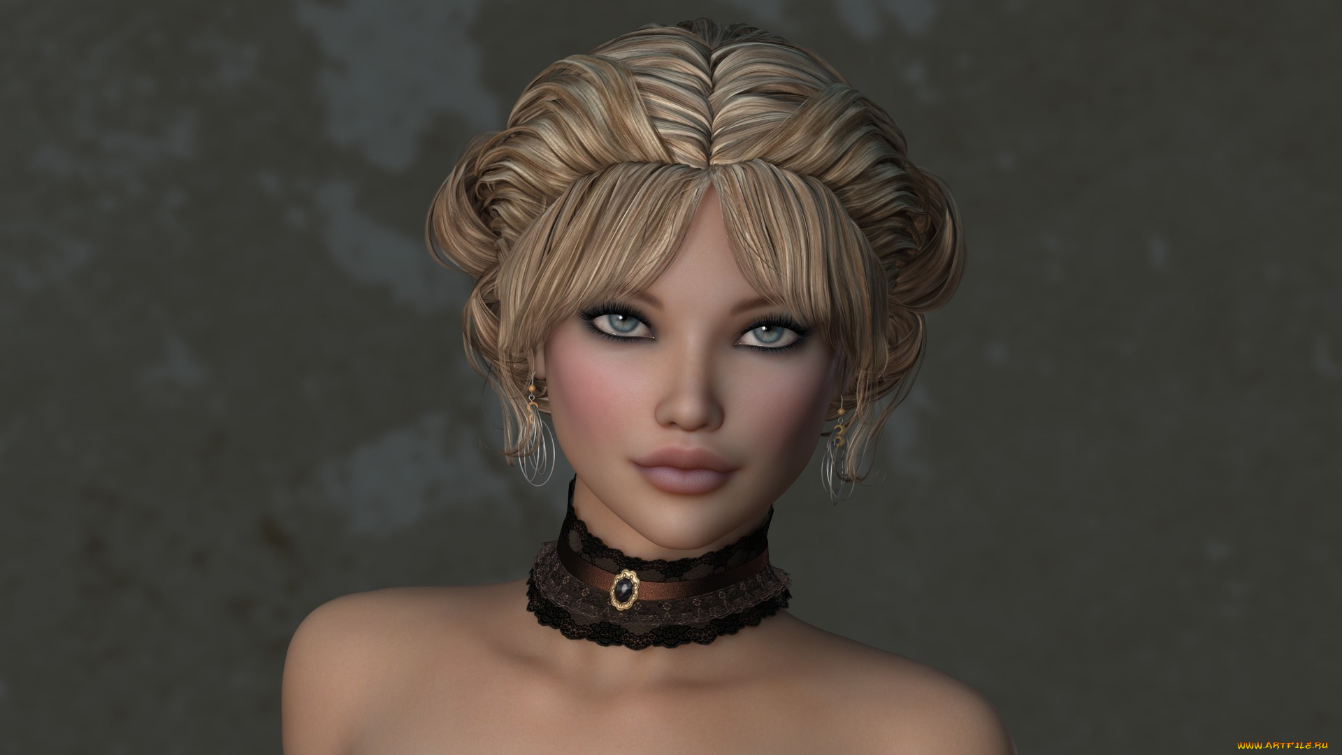 3д, графика, portraits, портрет, лицо, tahlia, metalhed13