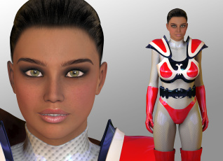 Картинка 3д графика fantasy фантазия девушка взгляд