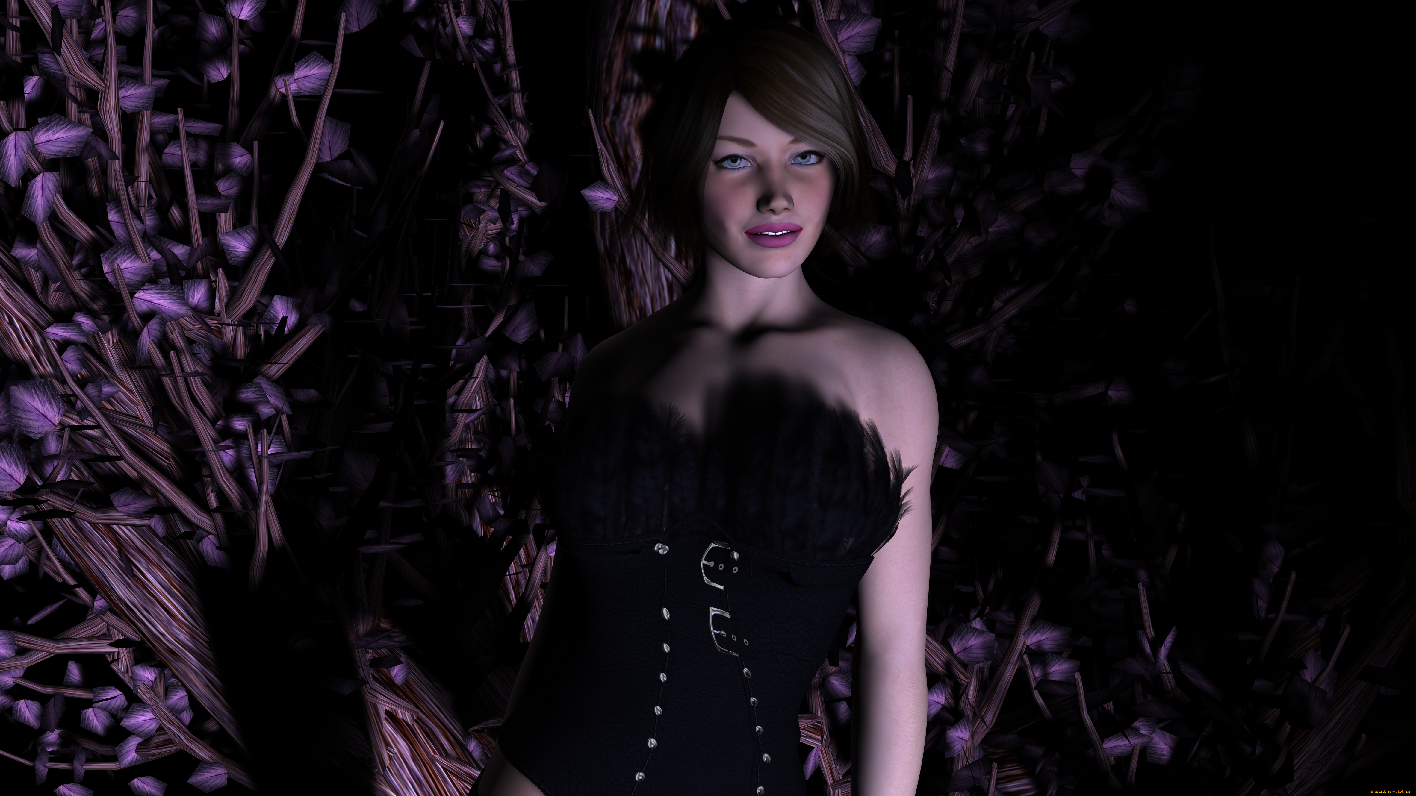 3д, графика, people, люди, взгляд, девушка