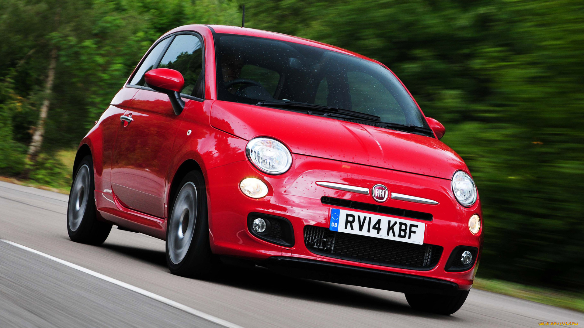 автомобили, fiat, красный, 2013г, uk-spec, 500s