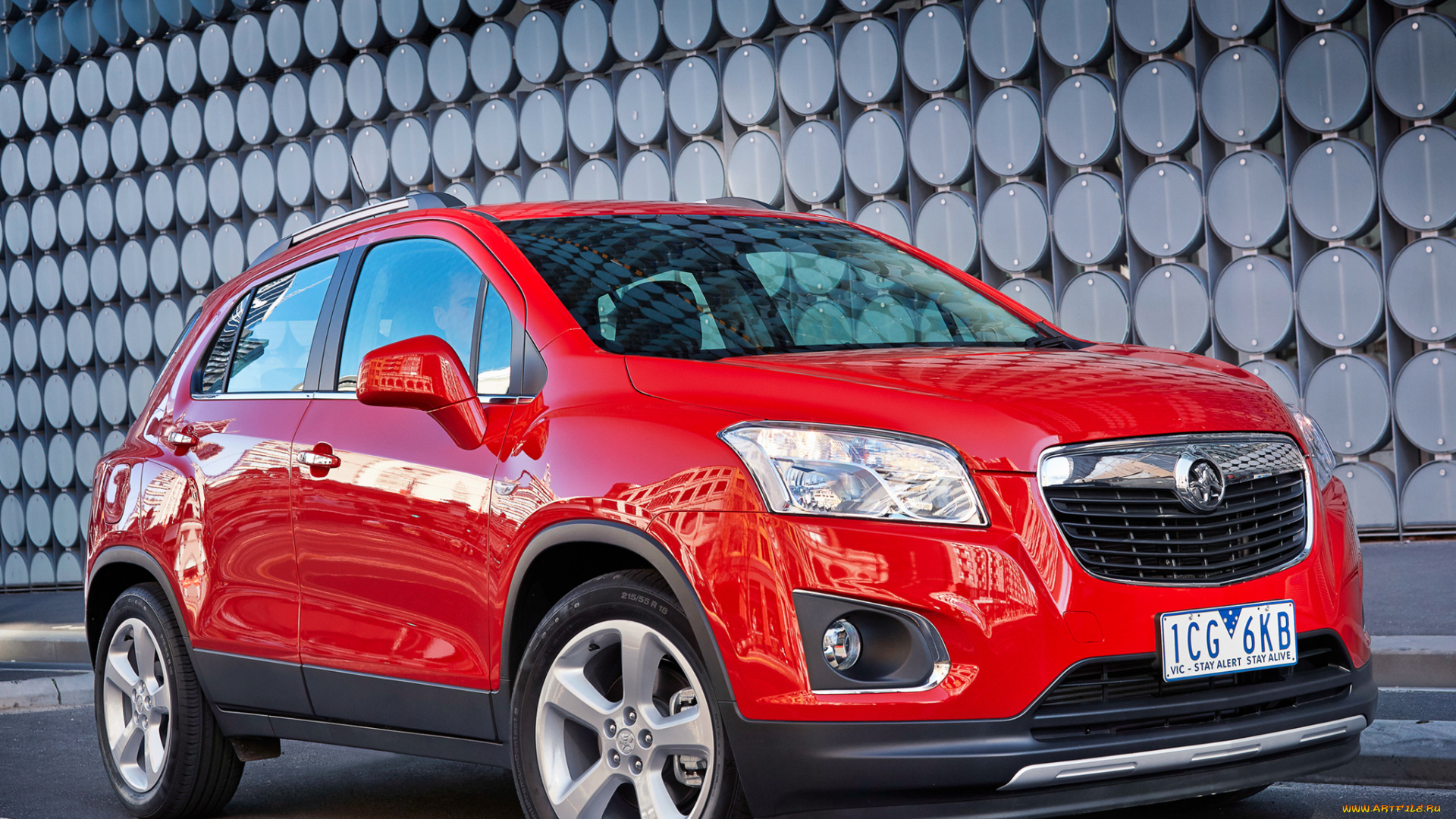 автомобили, holden, 2013г, красный, trax, ltz