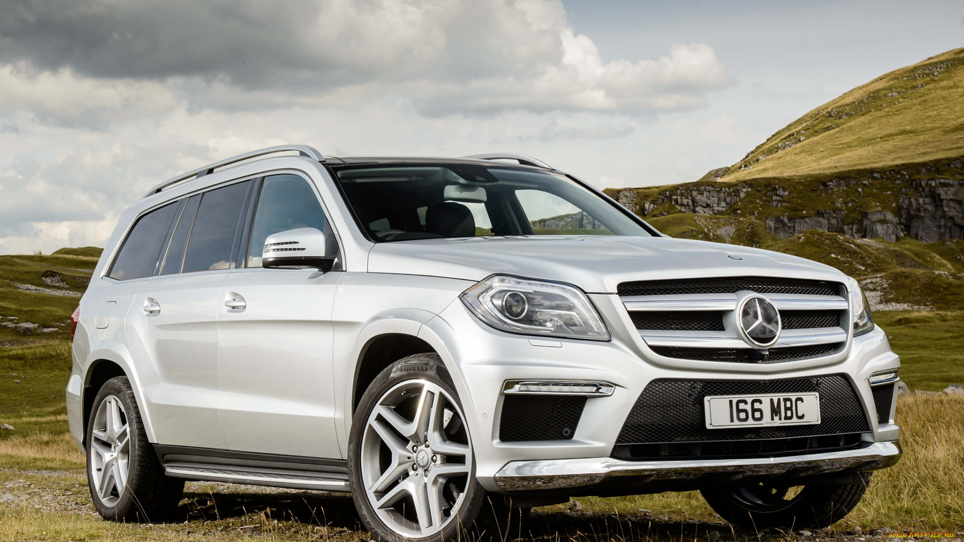 автомобили, mercedes-benz, 350, gl, package, uk-spec, sports, amg, bluetec, 2013г, светлый, x166