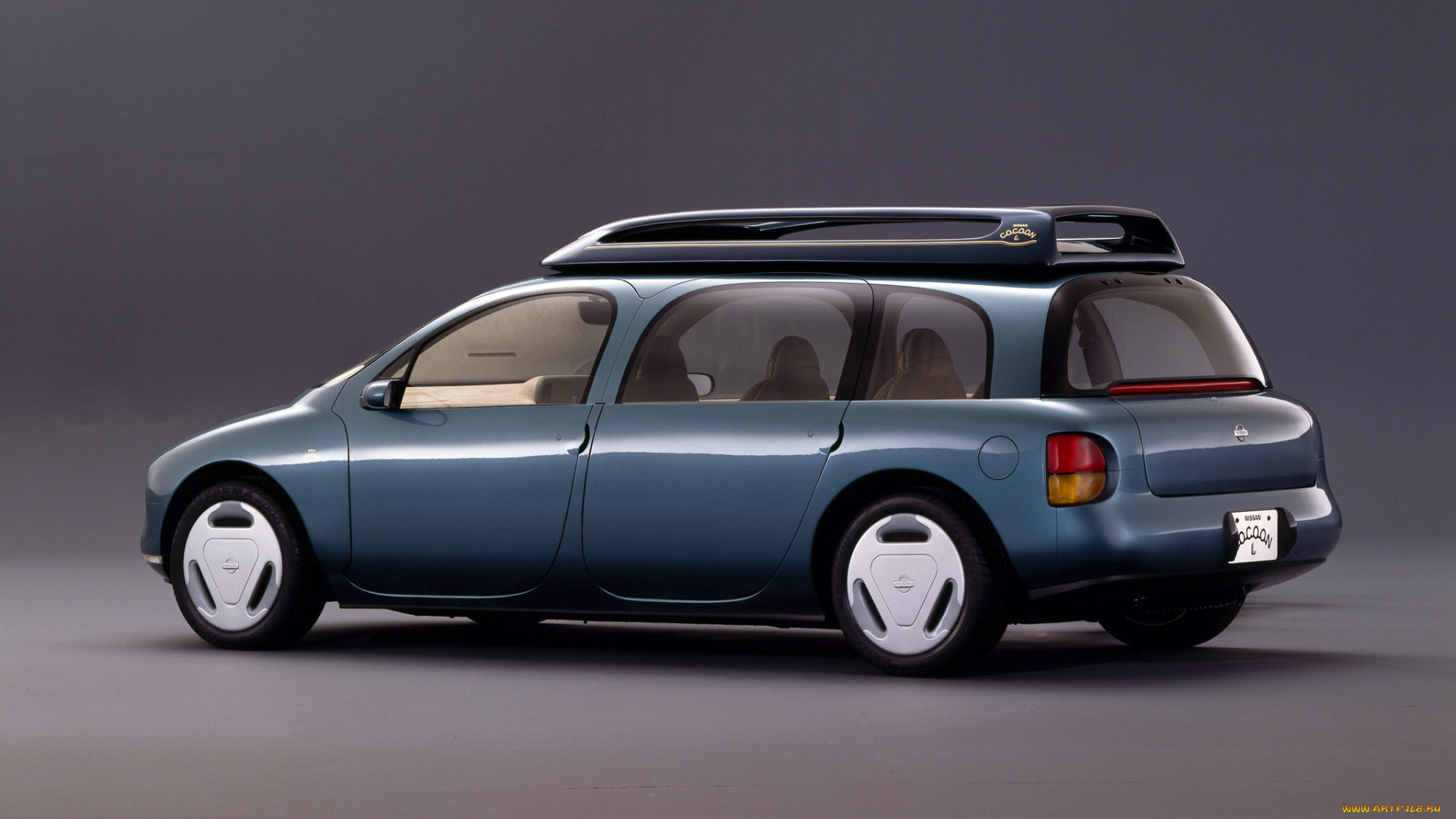 автомобили, nissan, datsun, синий, concept, cocoon, l