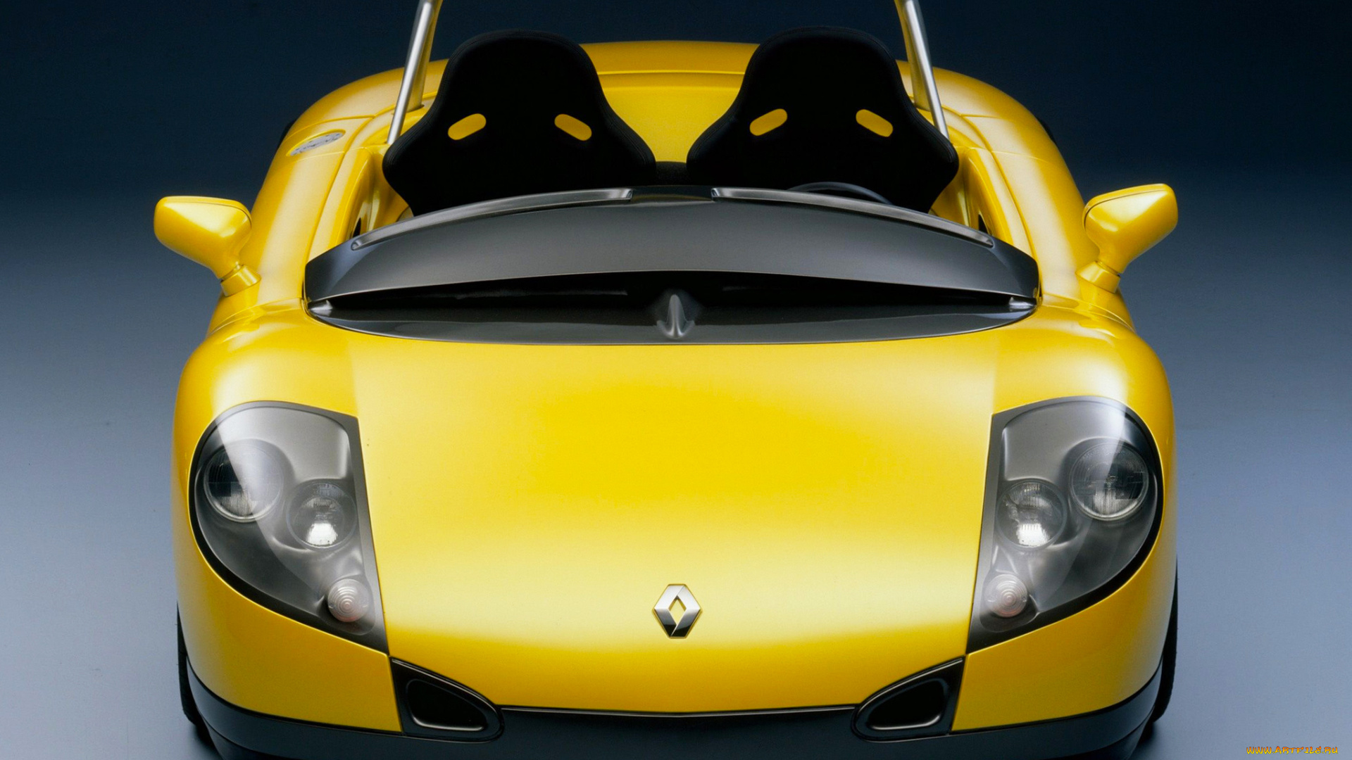 автомобили, renault, желтый, sport, spider