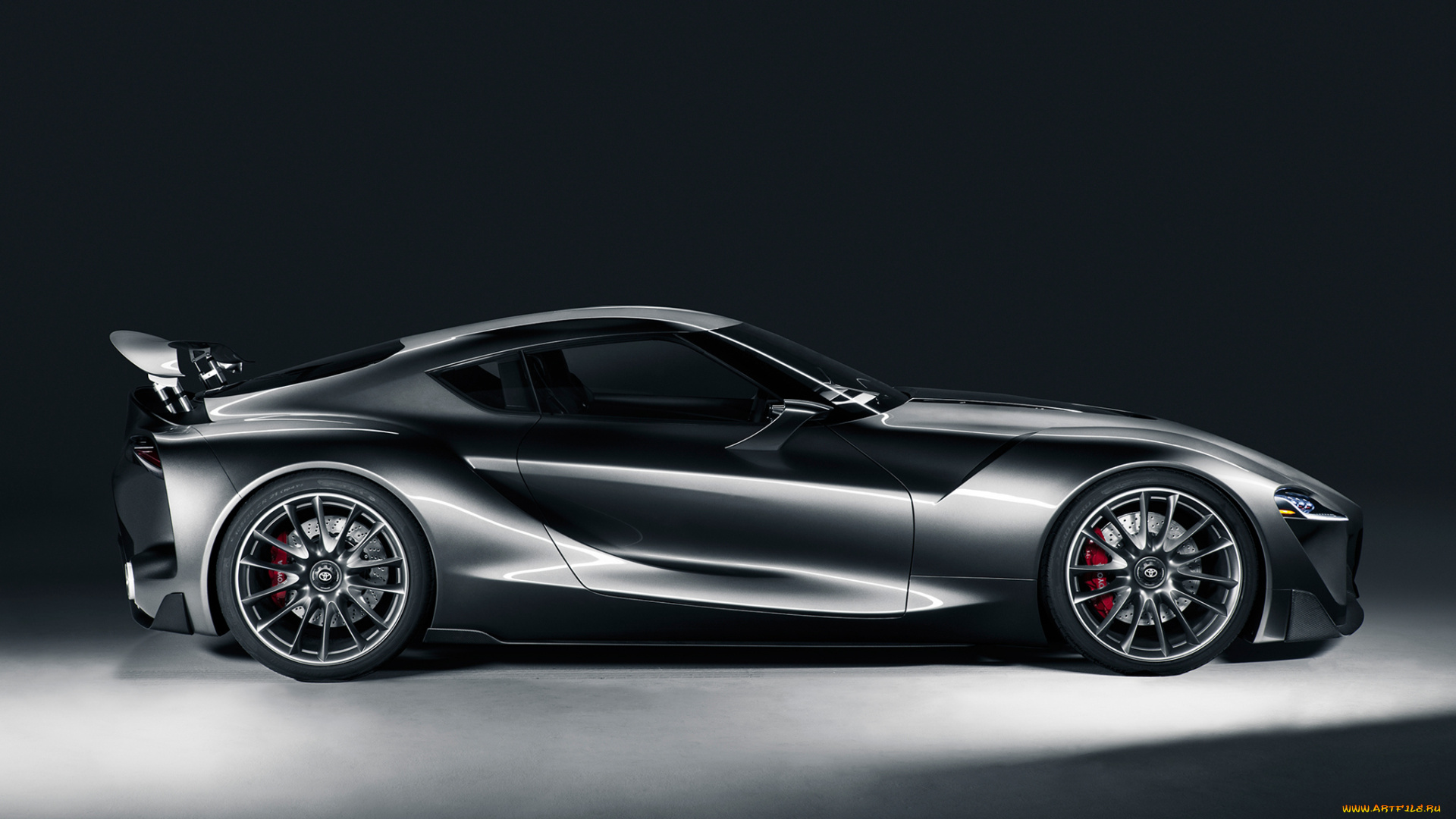 автомобили, toyota, graphite, темный, 2014г, concept, ft-1
