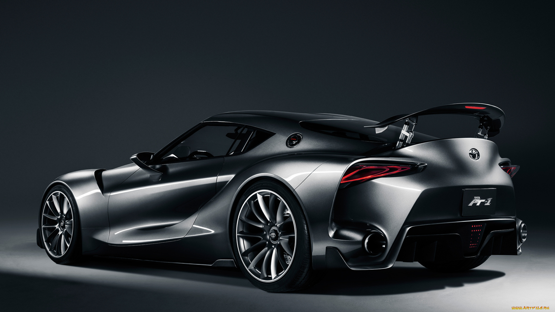 автомобили, toyota, темный, 2014г, ft-1, graphite, concept