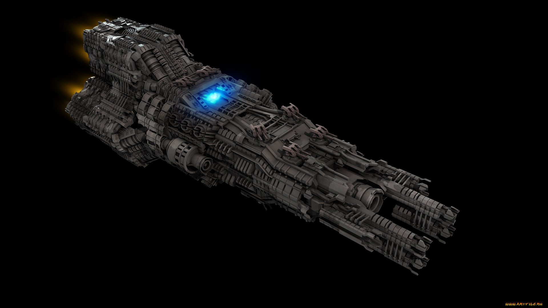 космос, арт, космический, корабль