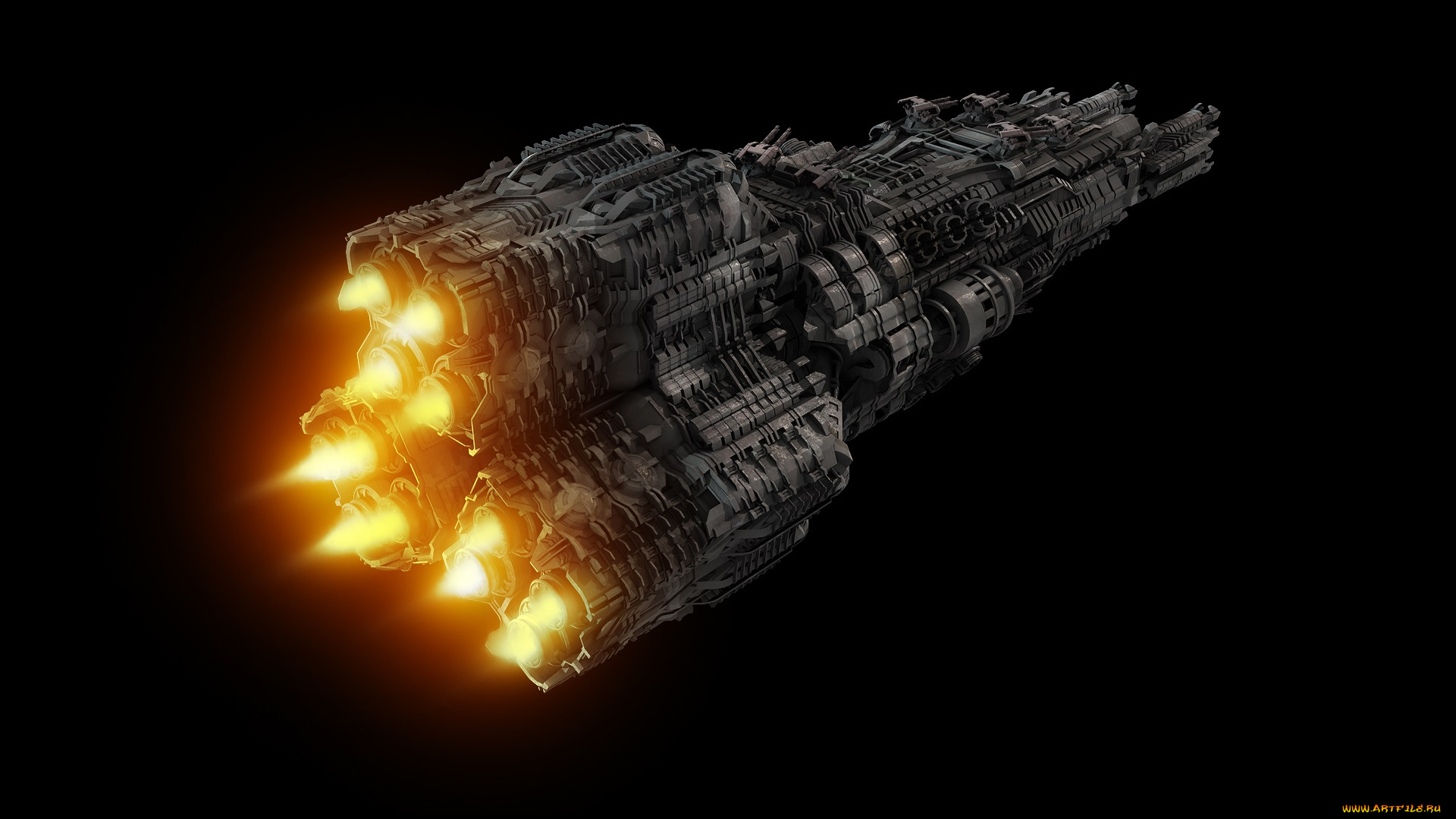 космос, арт, космический, корабль