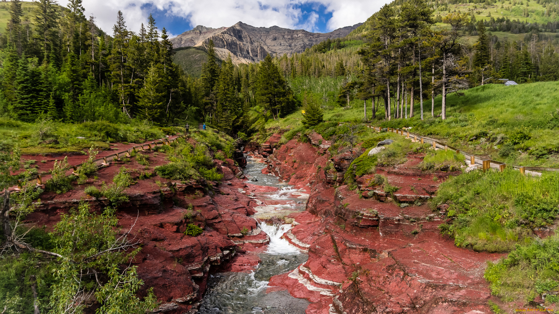 природа, реки, озера, ущелье, река, лес, горы