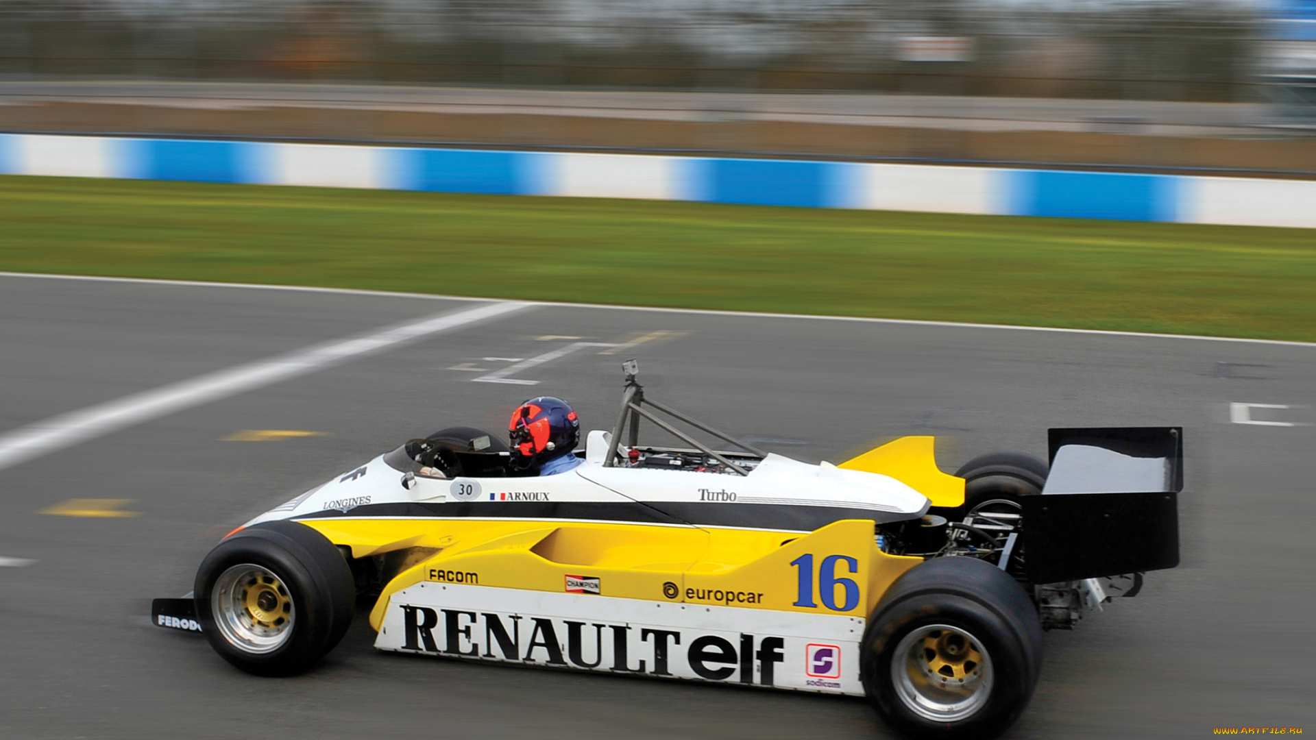 спорт, формула, 1, скорость, гонка, renault, re30b, трек