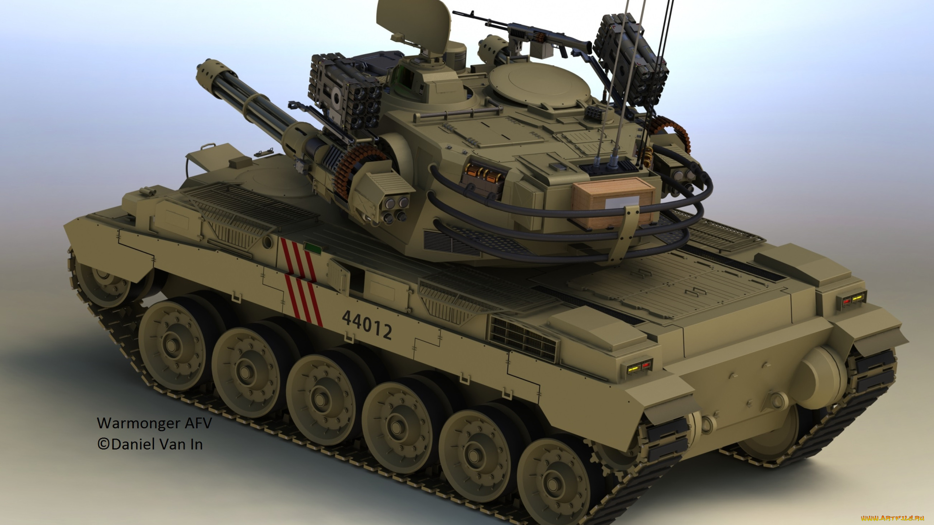 техника, 3d, танк