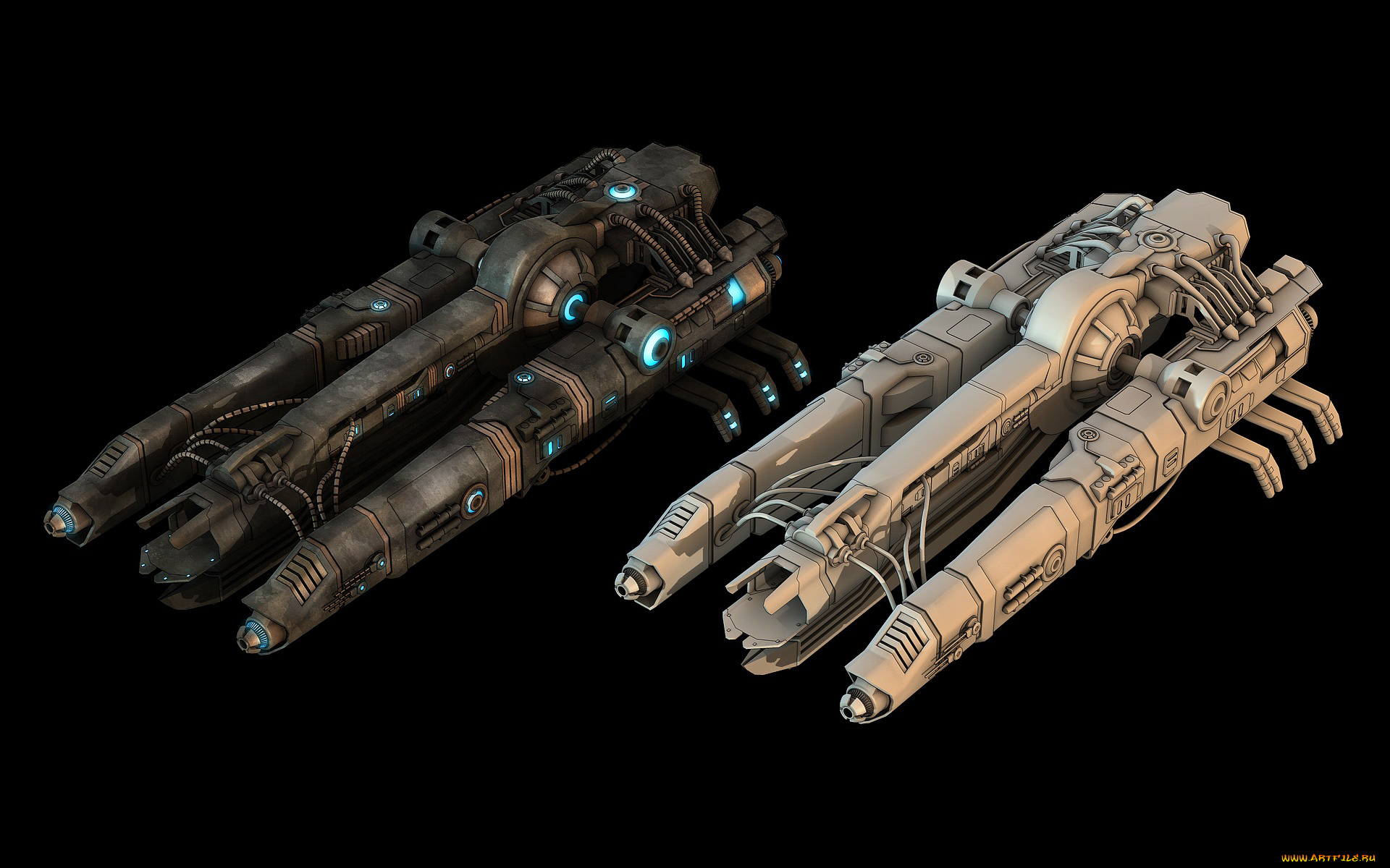 космос, арт, космический, корабль