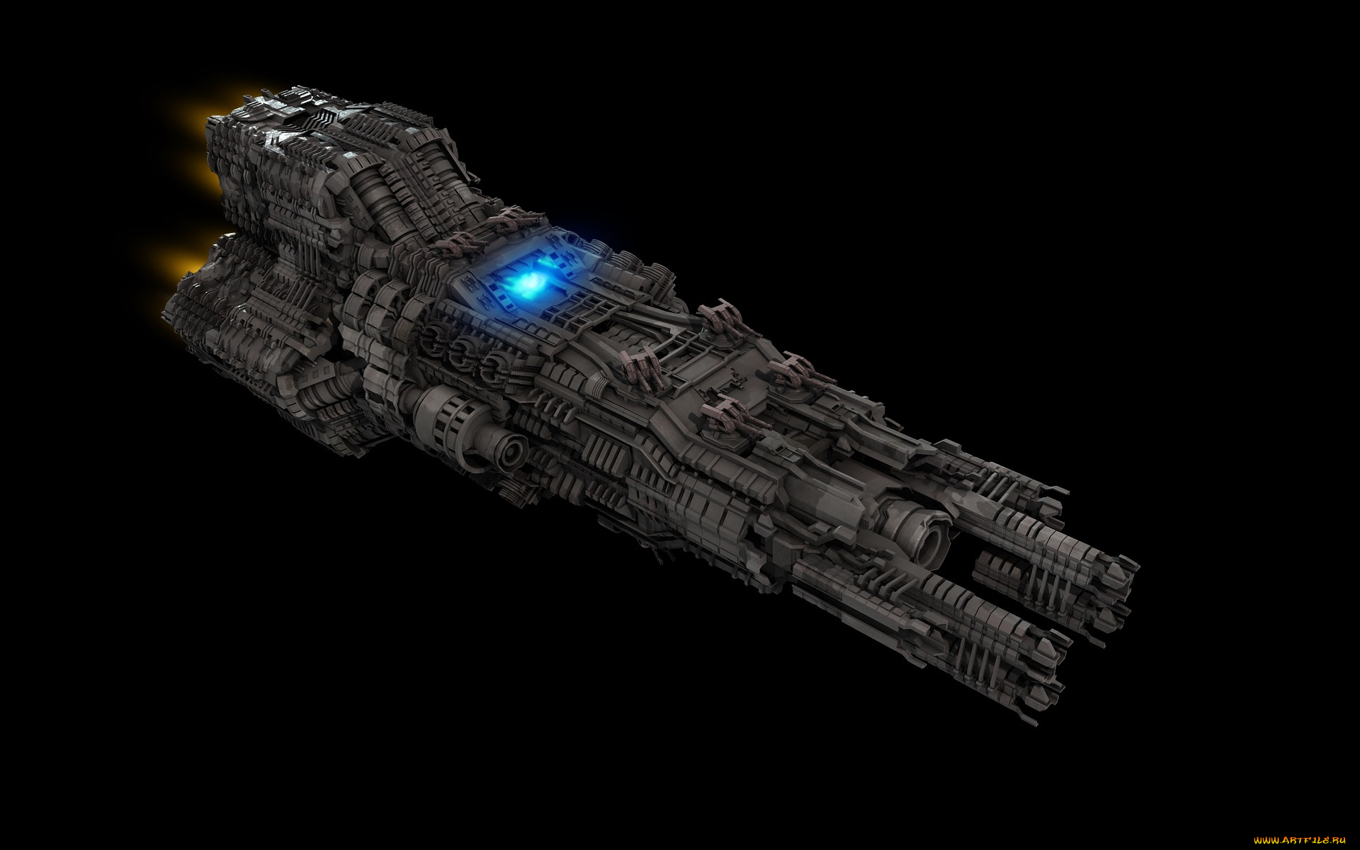 космос, арт, космический, корабль